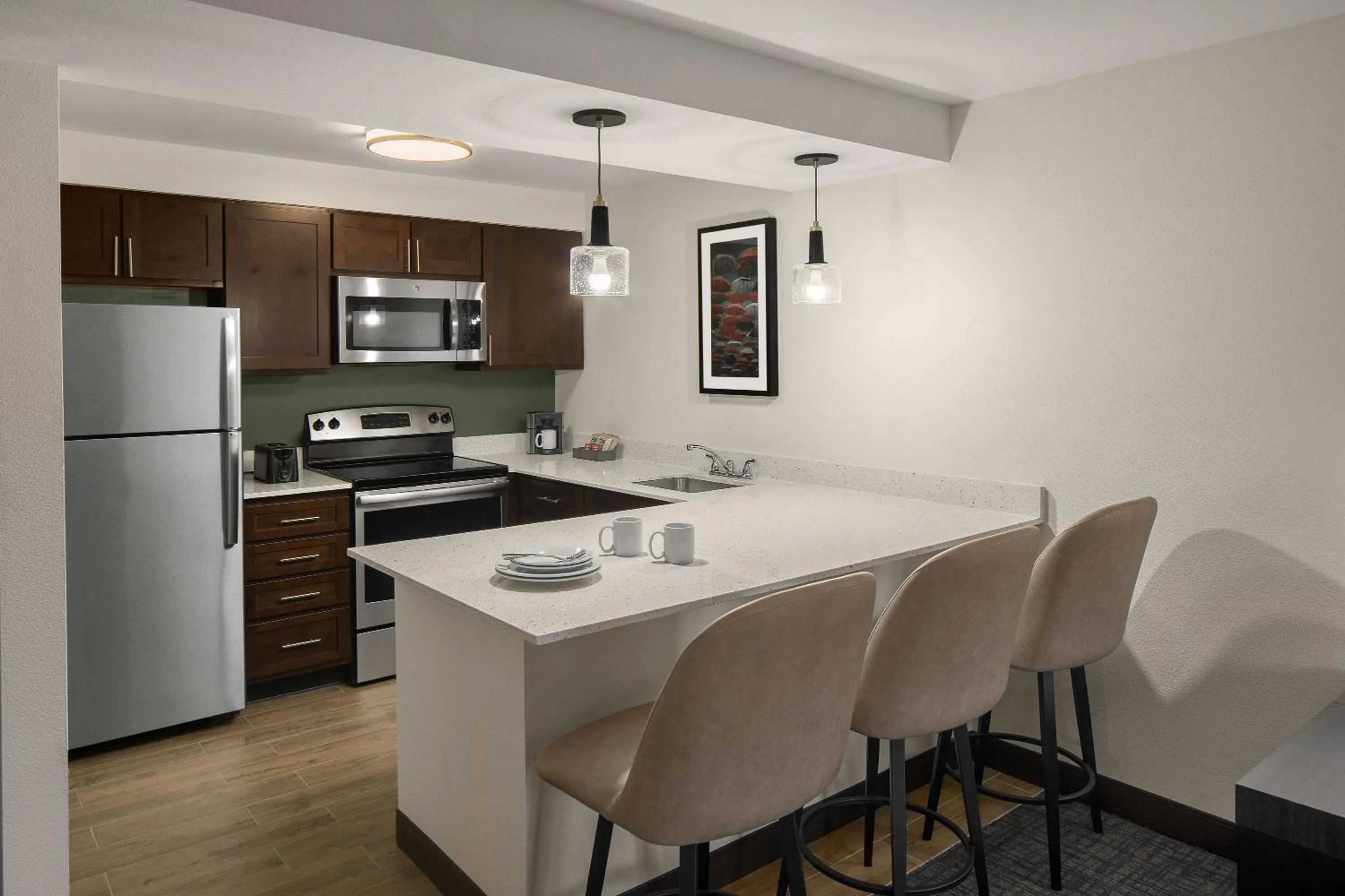 kitchen in Residence Inn Portland Hillsboro