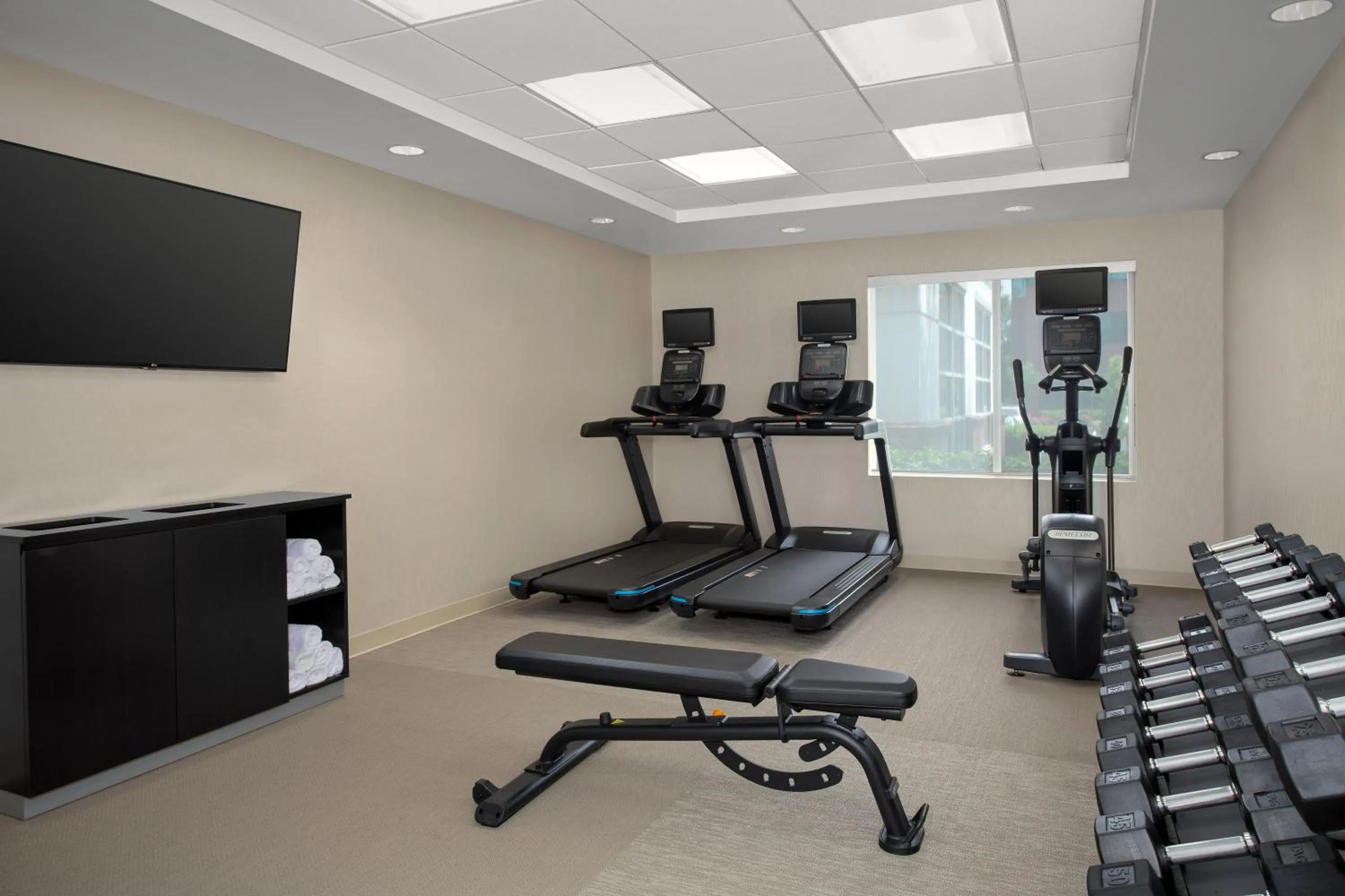 Fitness centre/facilities in SpringHill Suites by Marriott Portland Vancouver