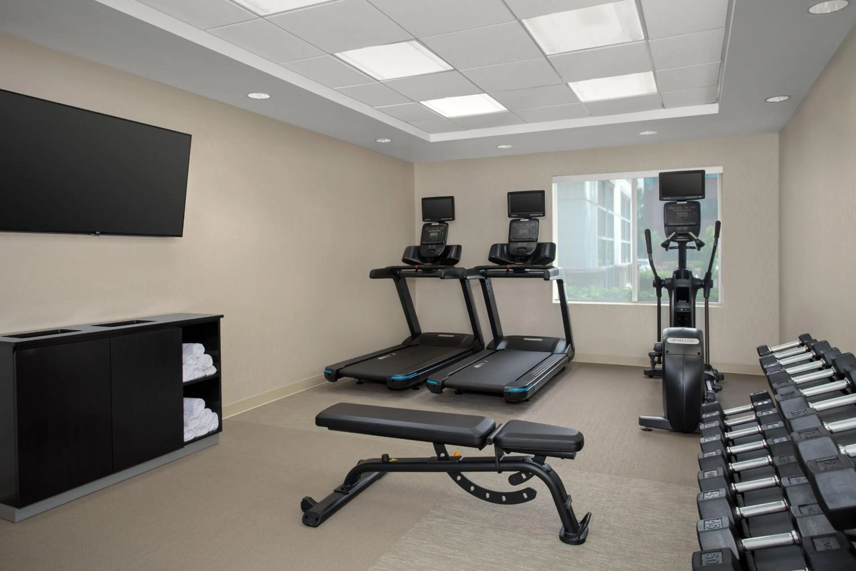 Fitness centre/facilities in SpringHill Suites by Marriott Portland Vancouver