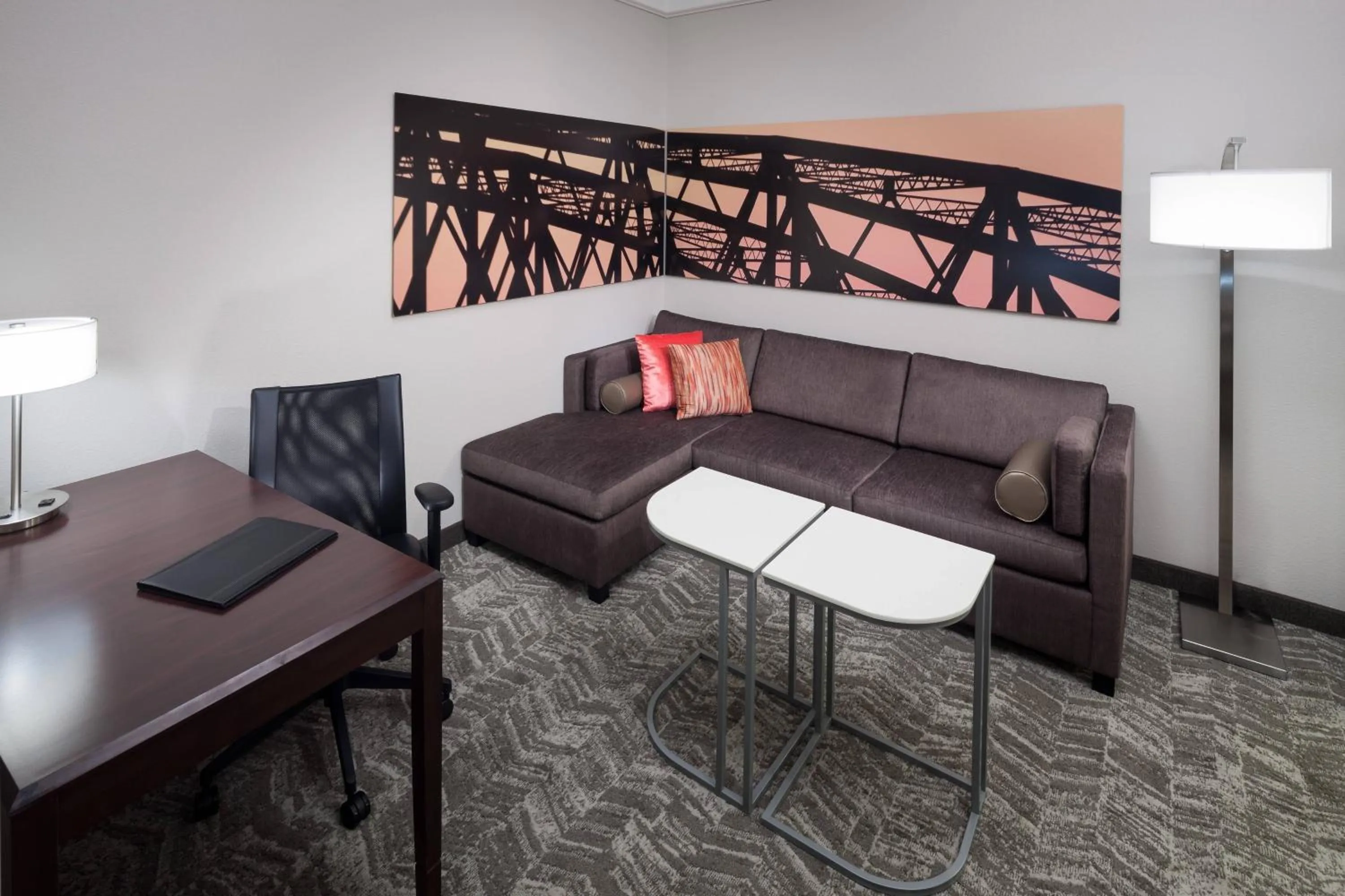 Living room in SpringHill Suites by Marriott Portland Vancouver