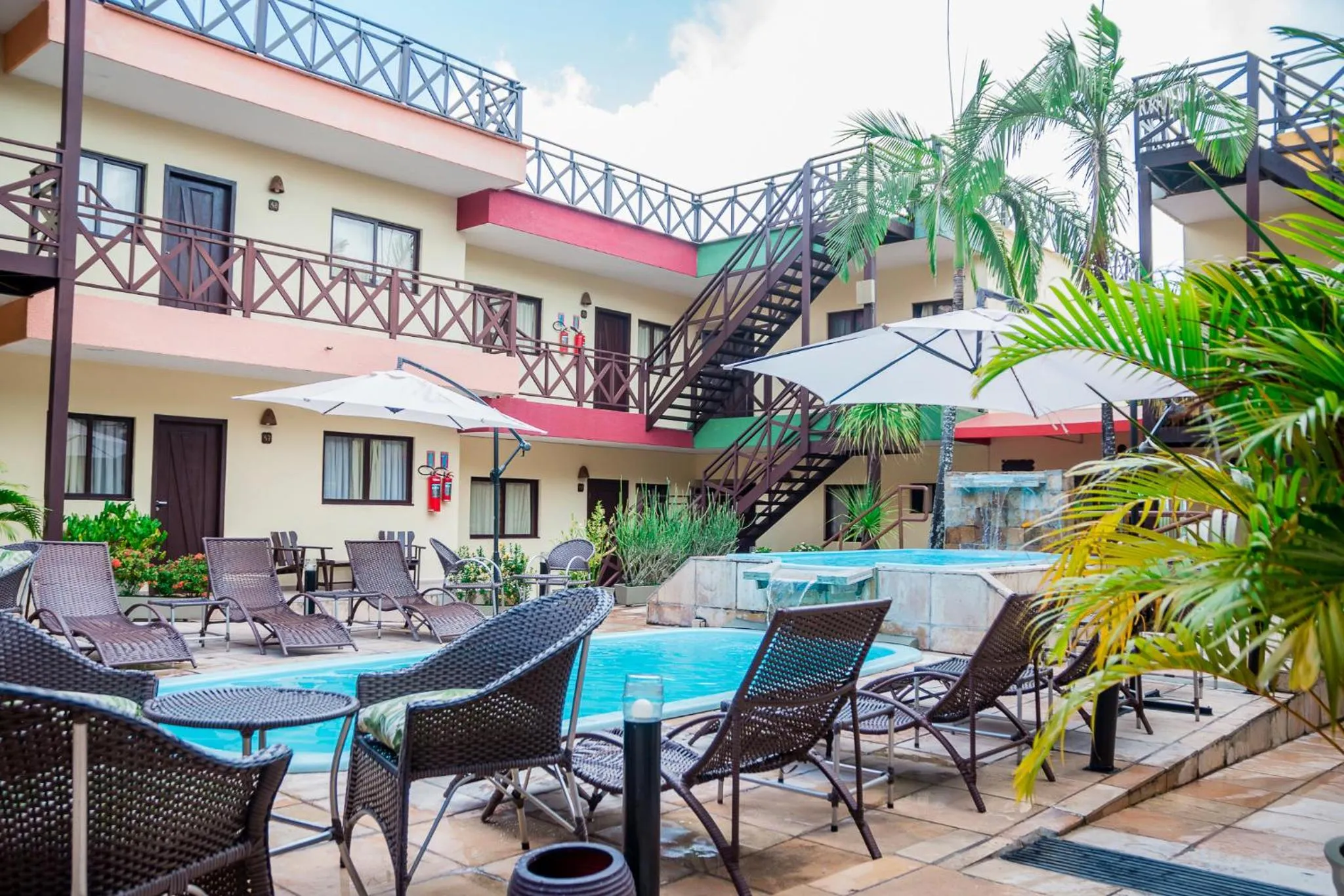 Swimming pool in Apart Hotel Serantes