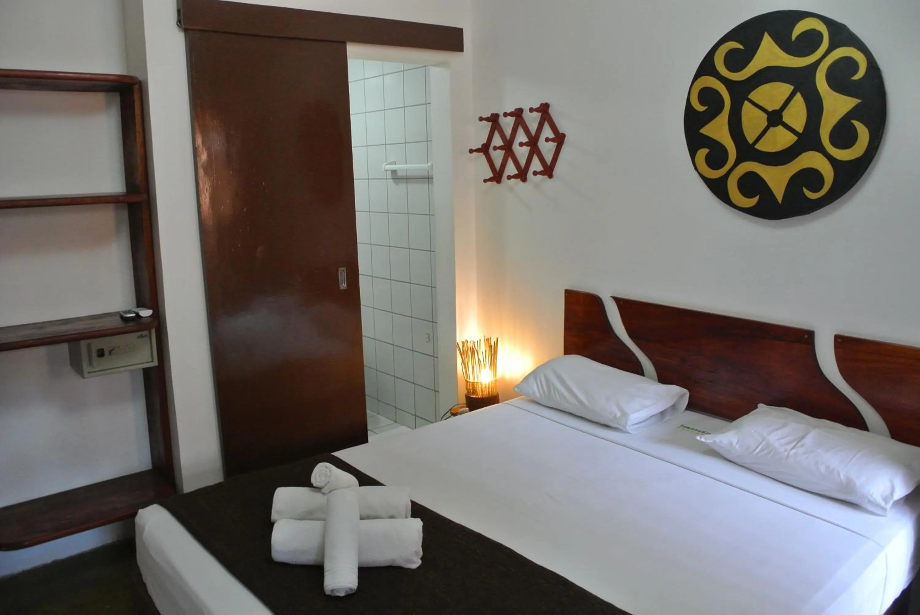 Bed in Pousada Samba do Kite