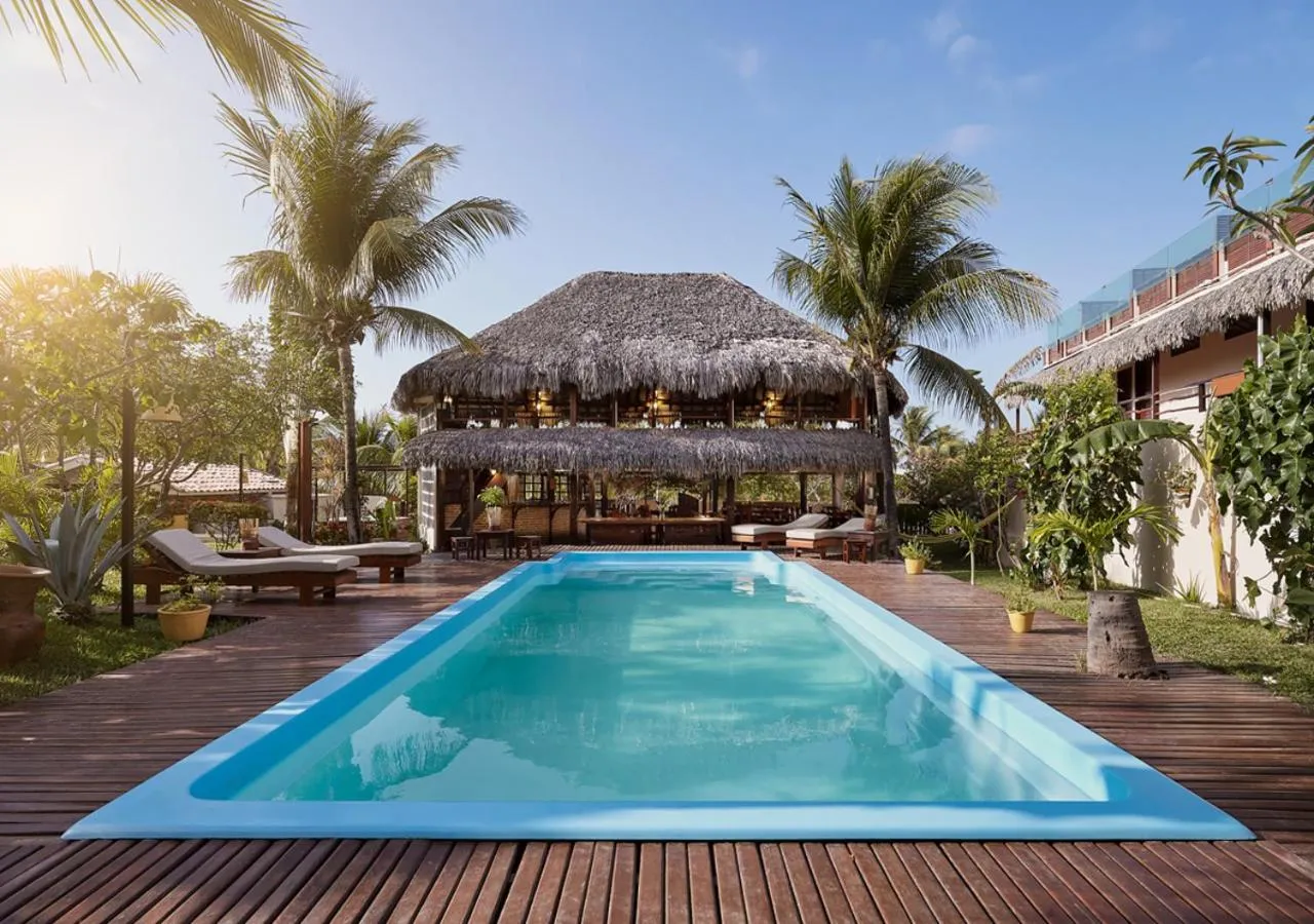 Pool view in Pousada Samba do Kite