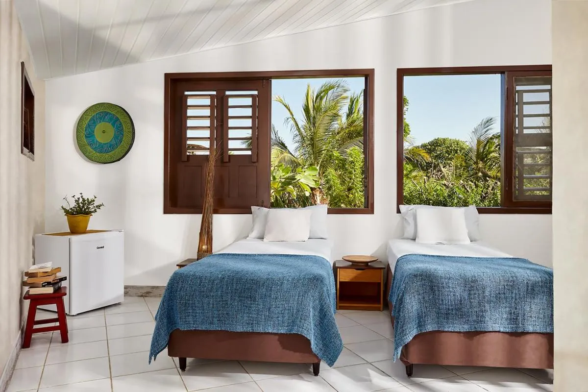 Bed in Pousada Samba do Kite