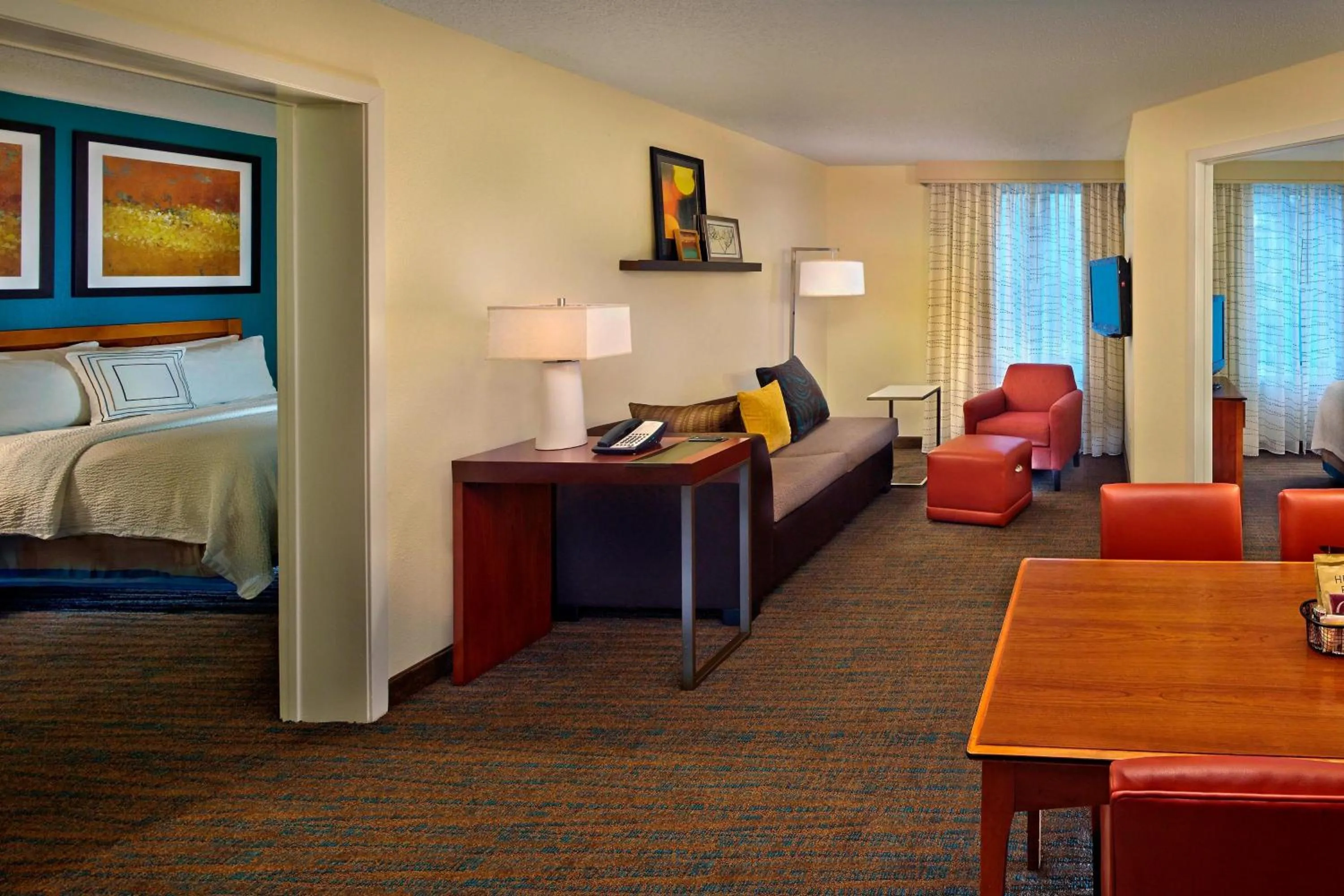 Bedroom, Bed in Residence Inn Philadelphia Conshohocken