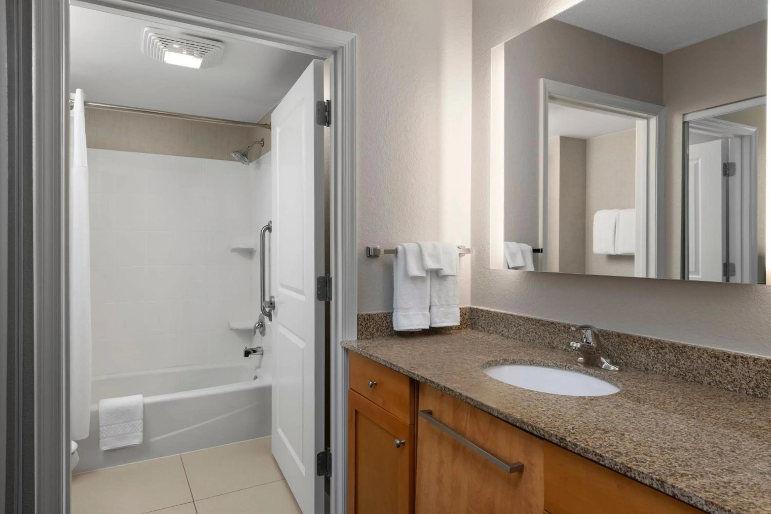 Bathroom in Residence Inn Mt. Laurel at Bishop's Gate