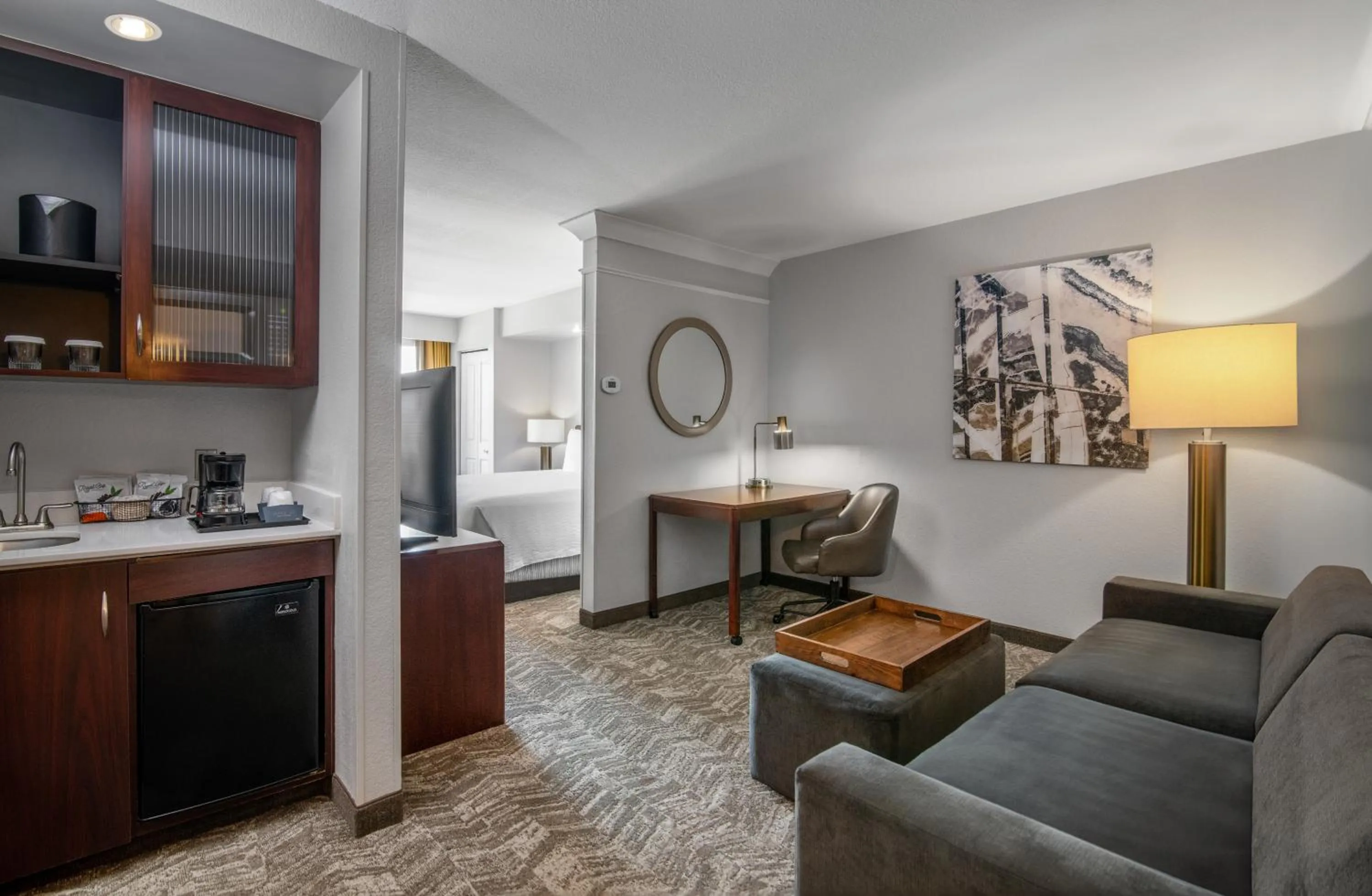 Living room in SpringHill Suites Phoenix Glendale Sports & Entertainment District