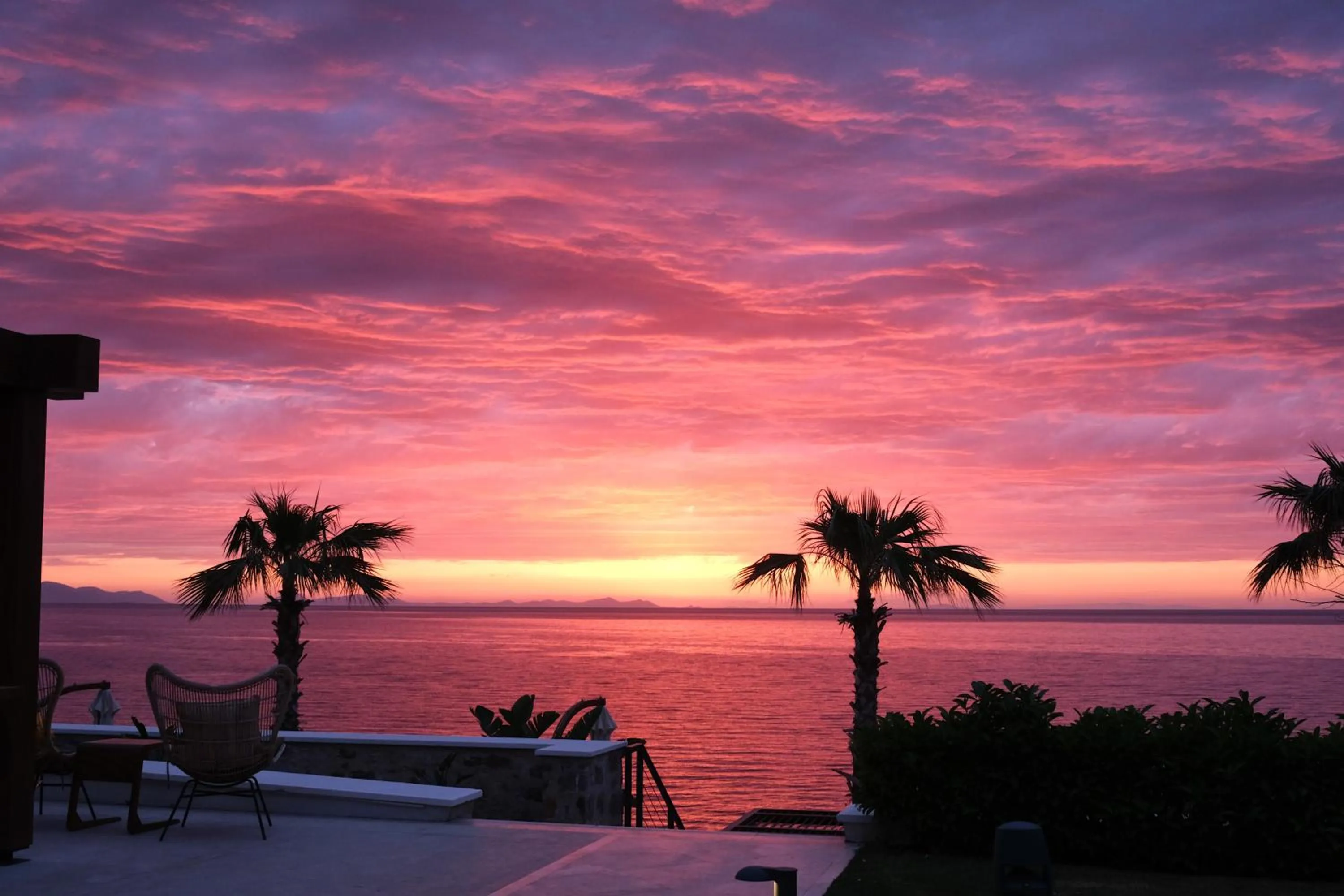 Sunset in Allium Bodrum Resort & Spa