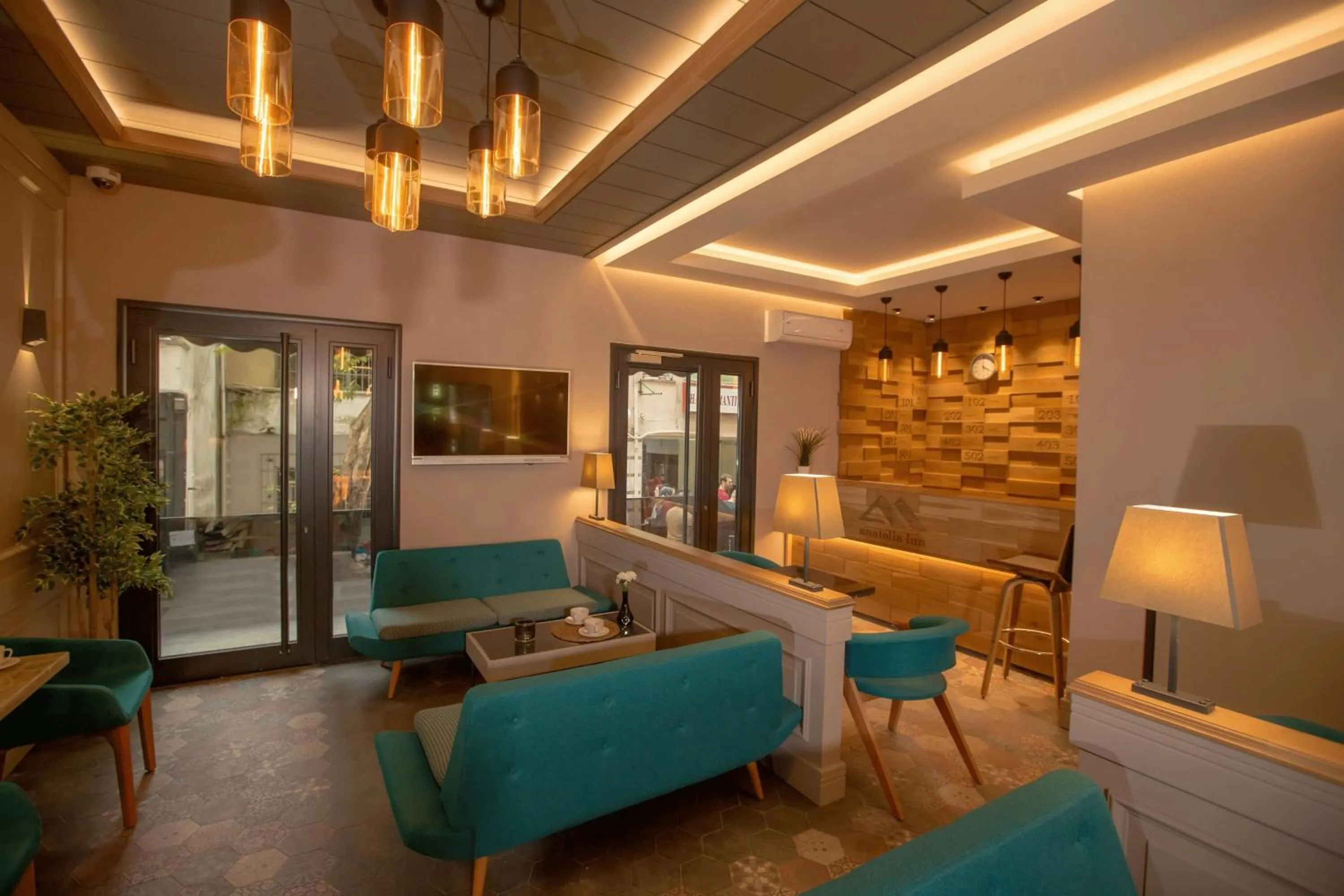 Lobby or reception in Anatolia Inn