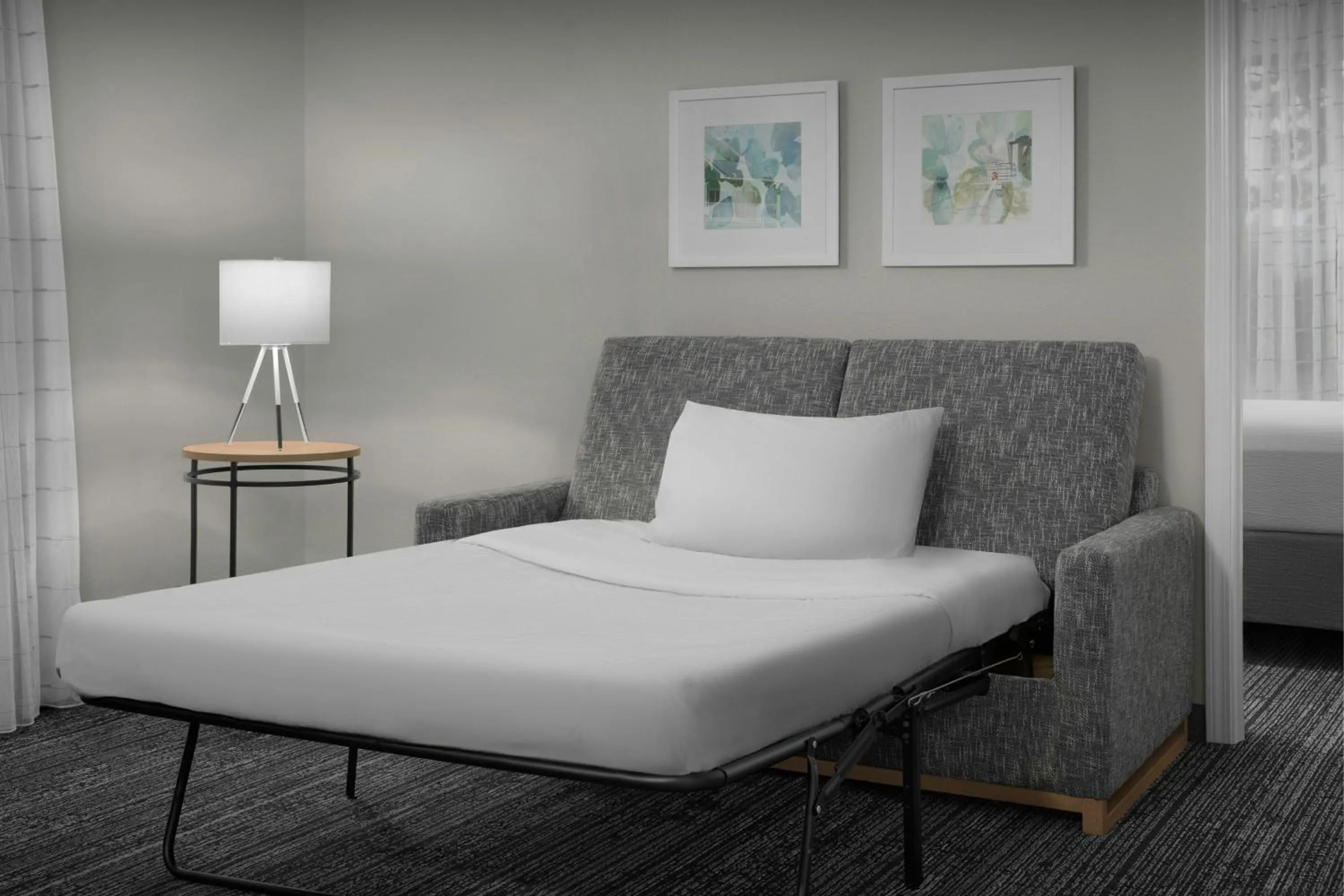 Photo of the whole room, Bed in TownePlace Suites Pensacola