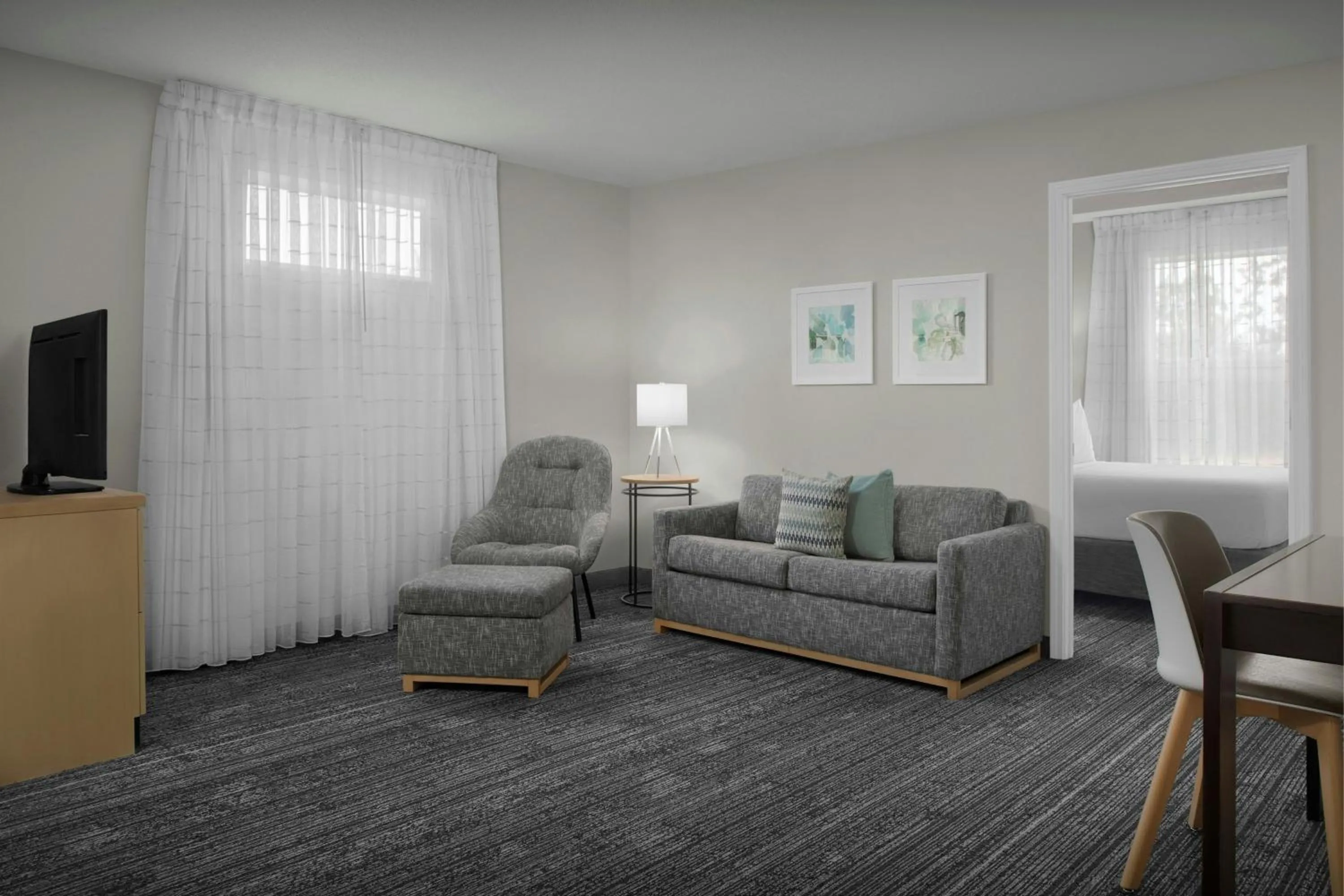 Living room in TownePlace Suites Pensacola