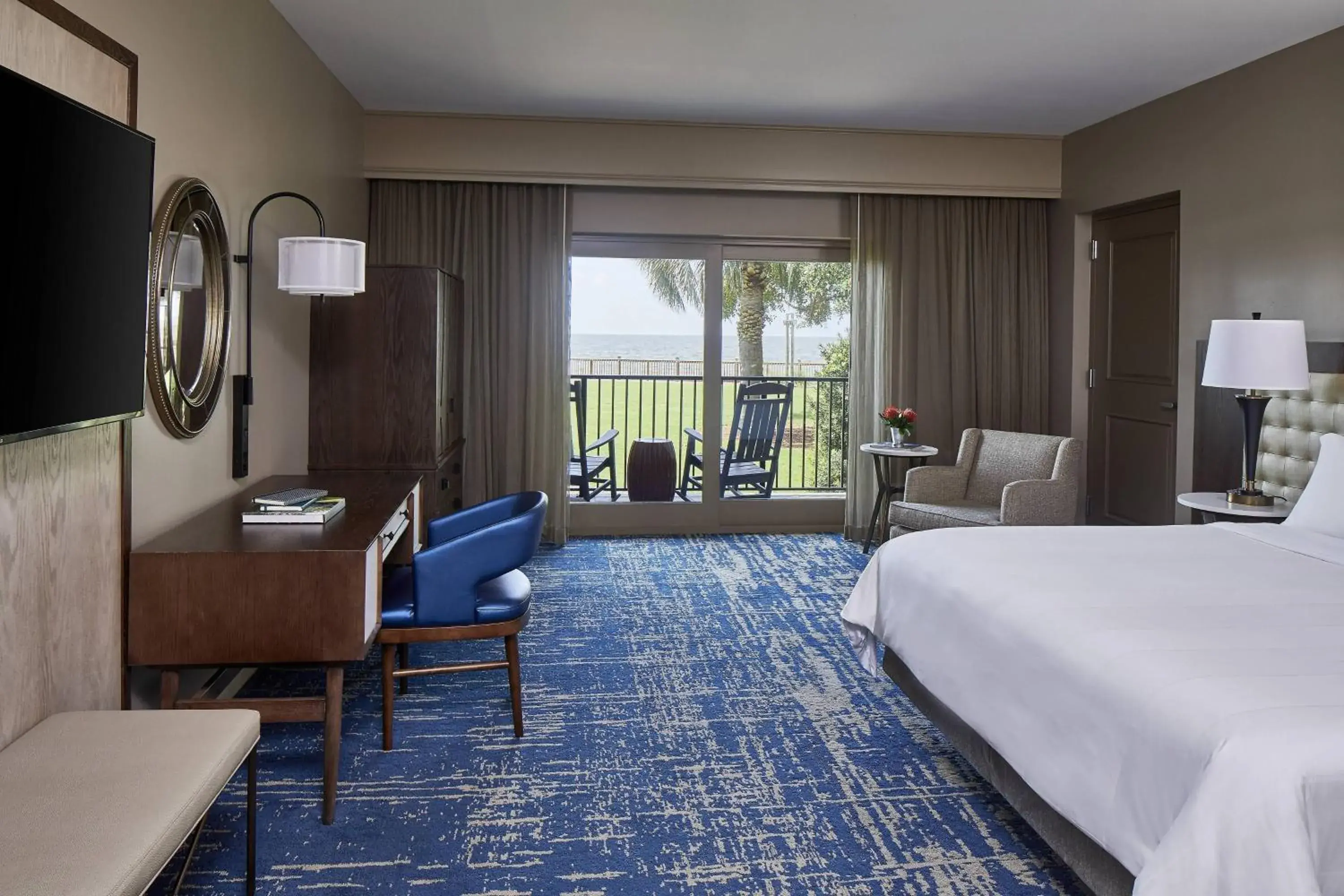 Bayside King Room with Balcony and Bay View - Hearing Accessible in Grand Hotel Golf Resort & Spa, Autograph Collection Bayside King Room with Balcony and Bay View - Hearing Accessible in Grand Hotel Golf Resort & Spa, Autograph Collection