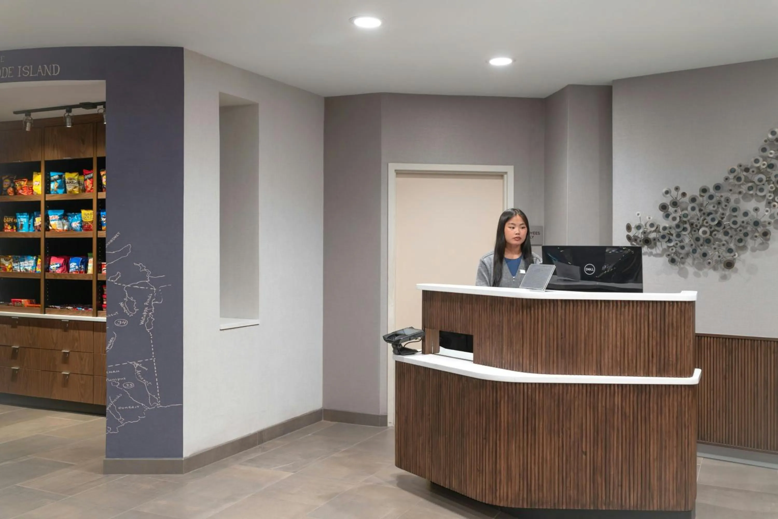 Lobby or reception in Courtyard by Marriott Providence Lincoln
