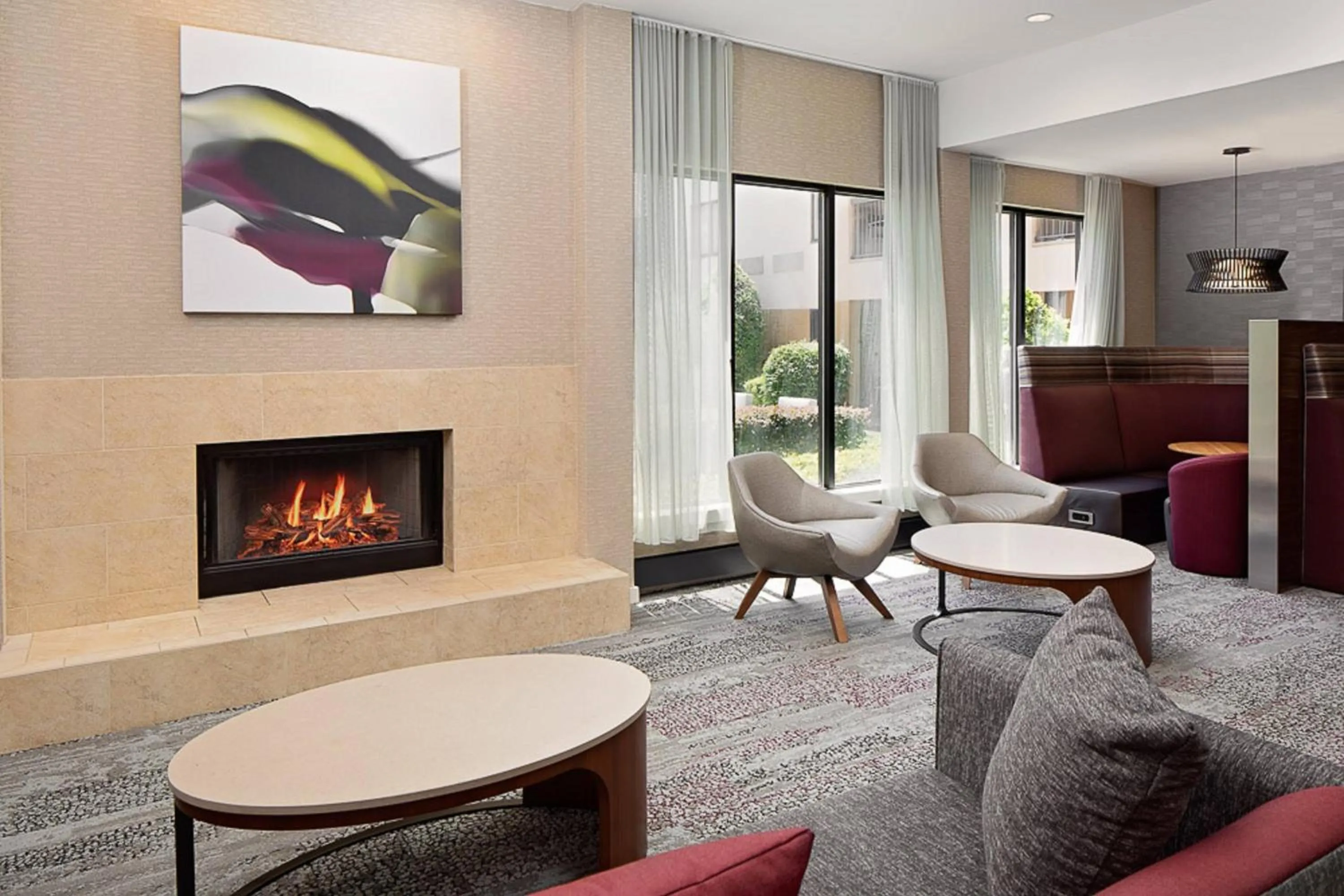 Lobby or reception in Courtyard Durham Near Duke University/Downtown