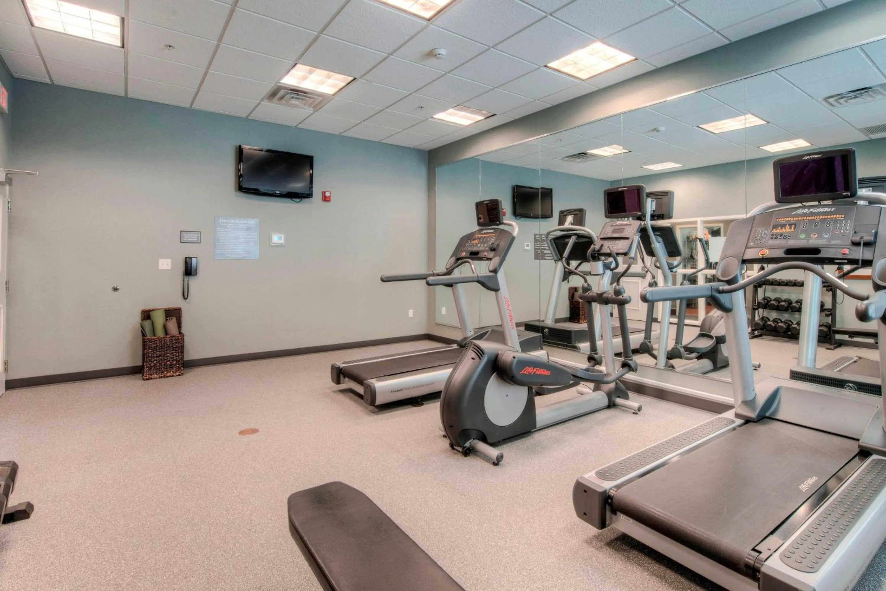Fitness centre/facilities in Residence Inn by Marriott Chapel Hill