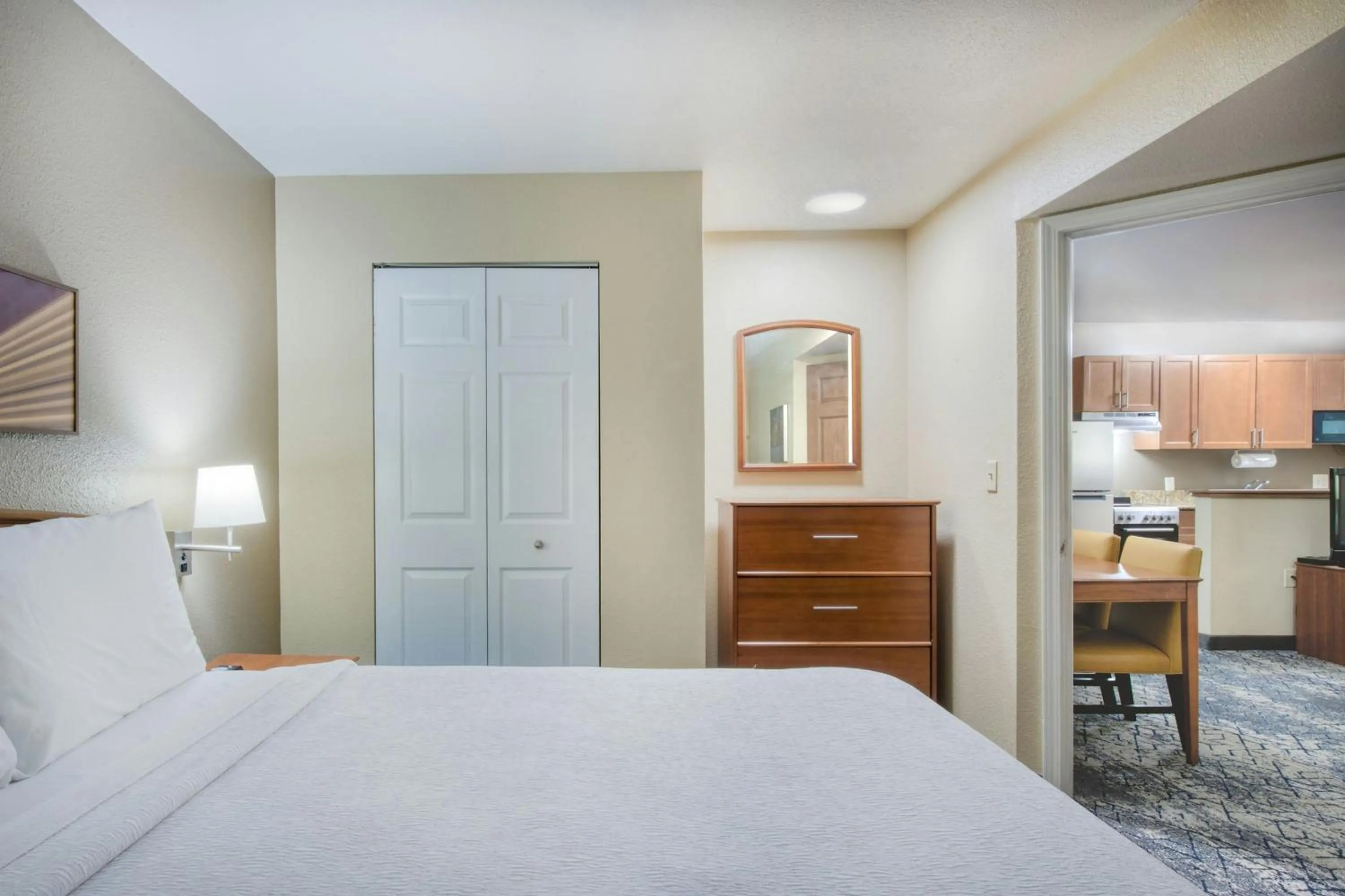 Bedroom, Bed in TownePlace Suites Raleigh Cary/Weston Parkway