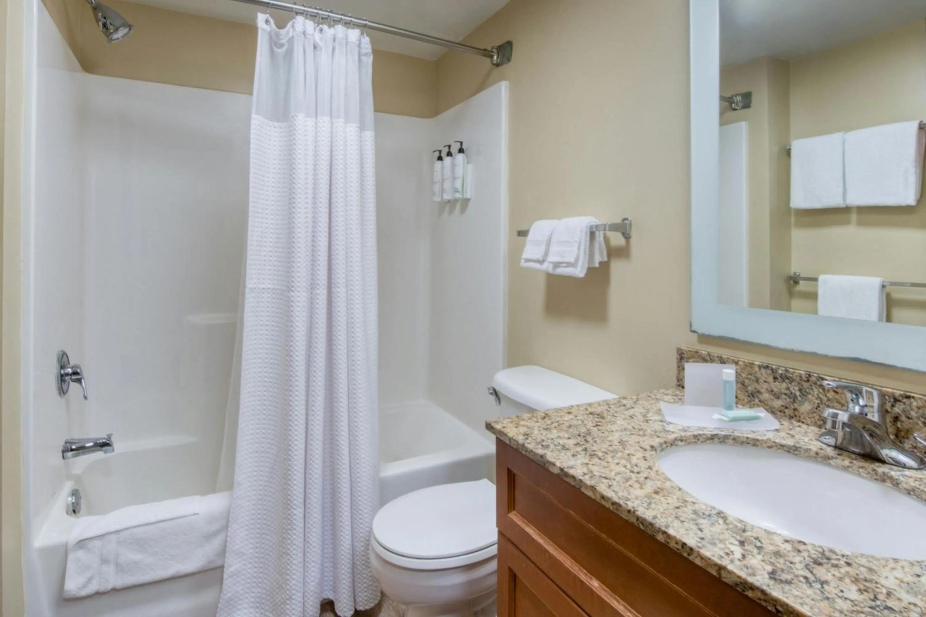 Bathroom in TownePlace Suites Raleigh Cary/Weston Parkway