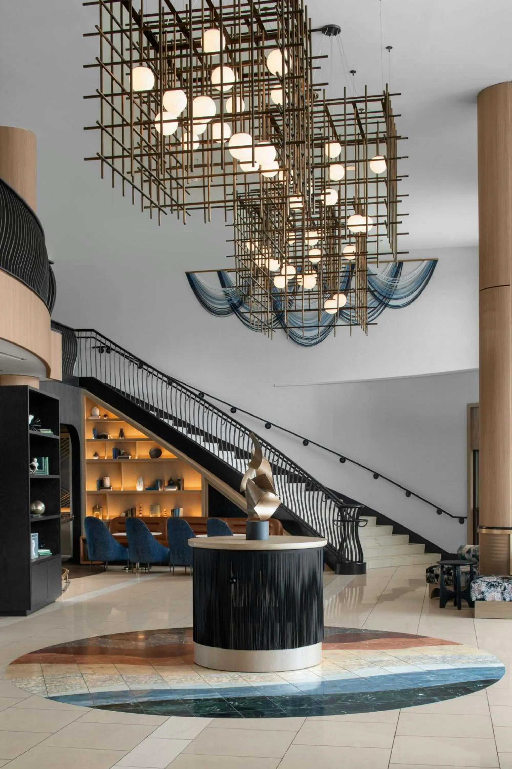 Lobby or reception in Renaissance Raleigh North Hills Hotel