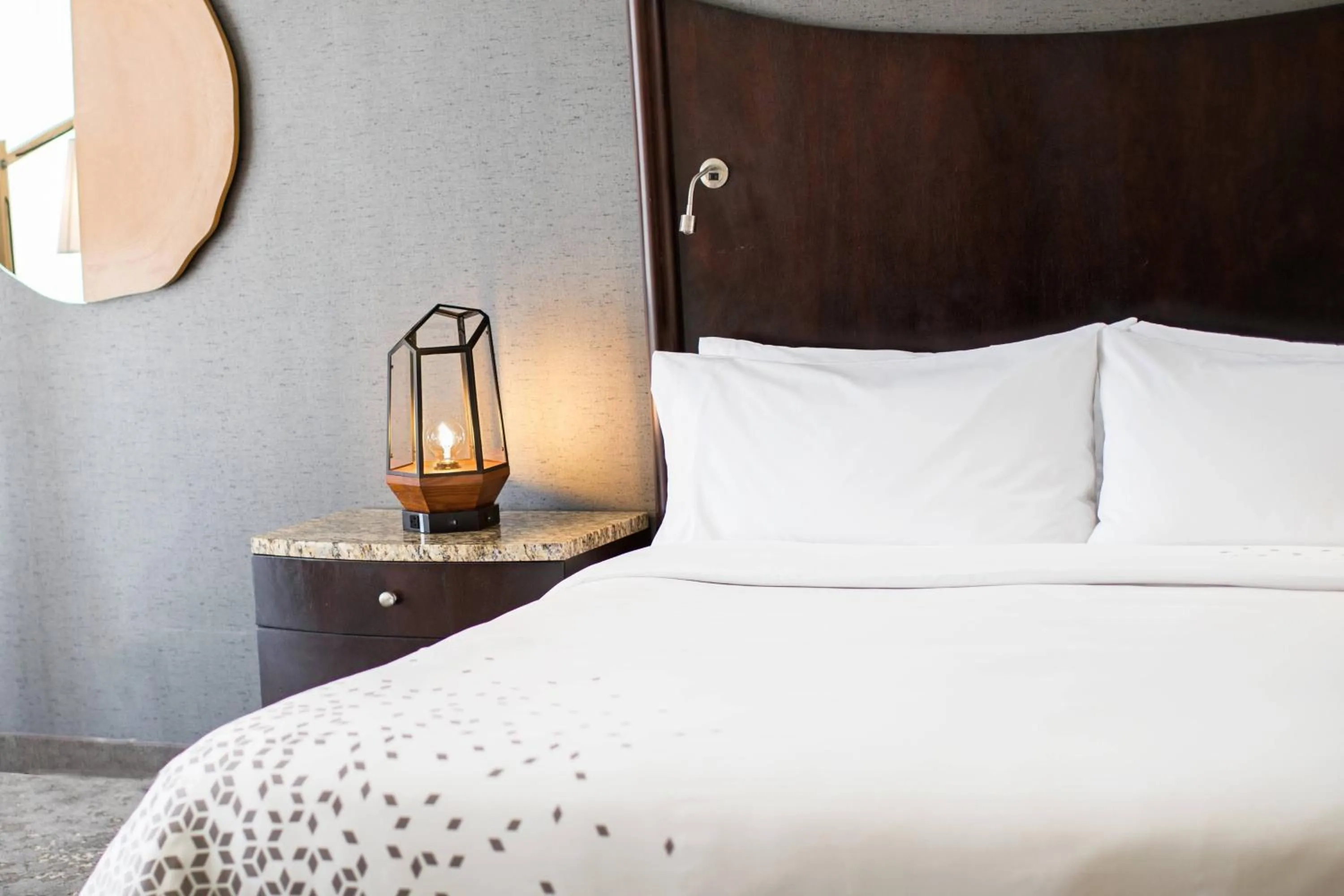 Photo of the whole room, Bed in Renaissance Raleigh North Hills Hotel