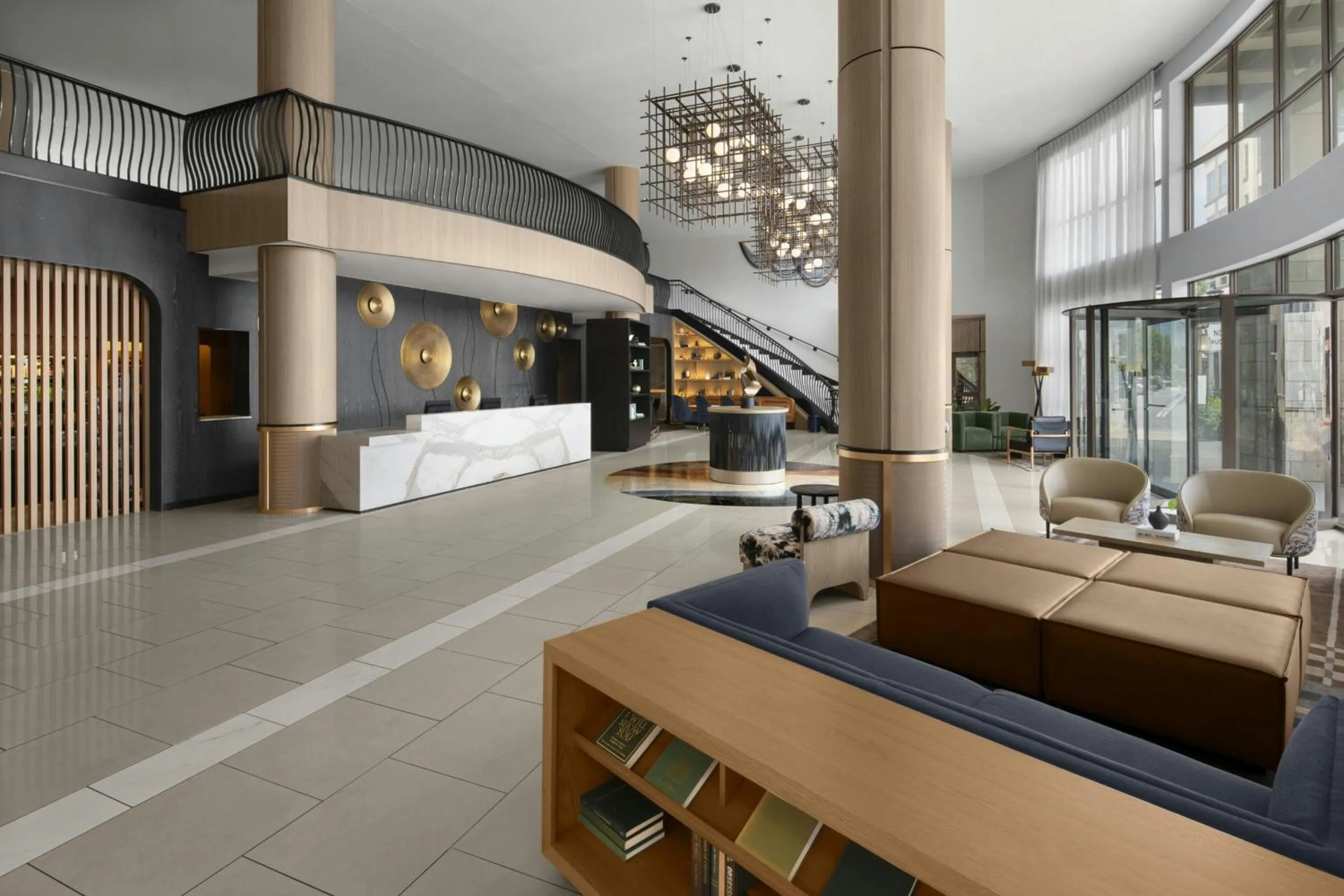 Lobby or reception in Renaissance Raleigh North Hills Hotel