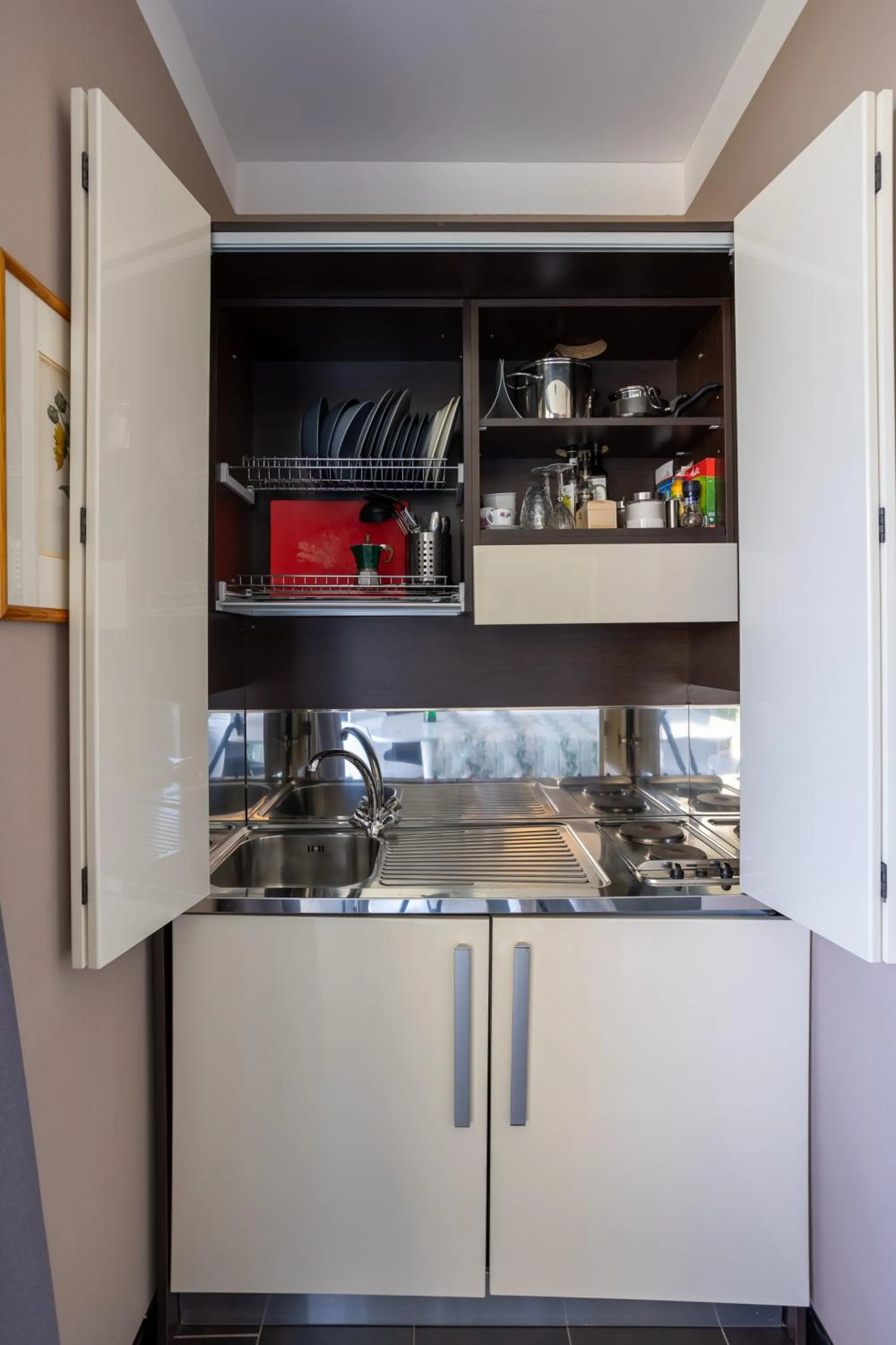 Kitchen or kitchenette in La TORRETTA Studios & Suite