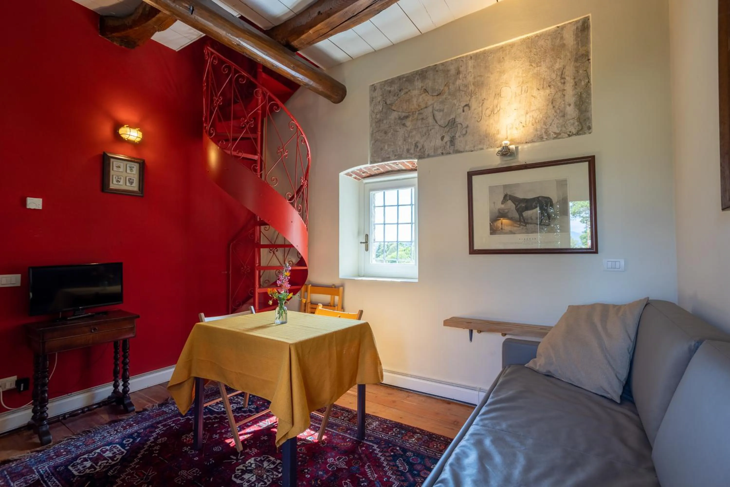 Living room in La TORRETTA Studios & Suite