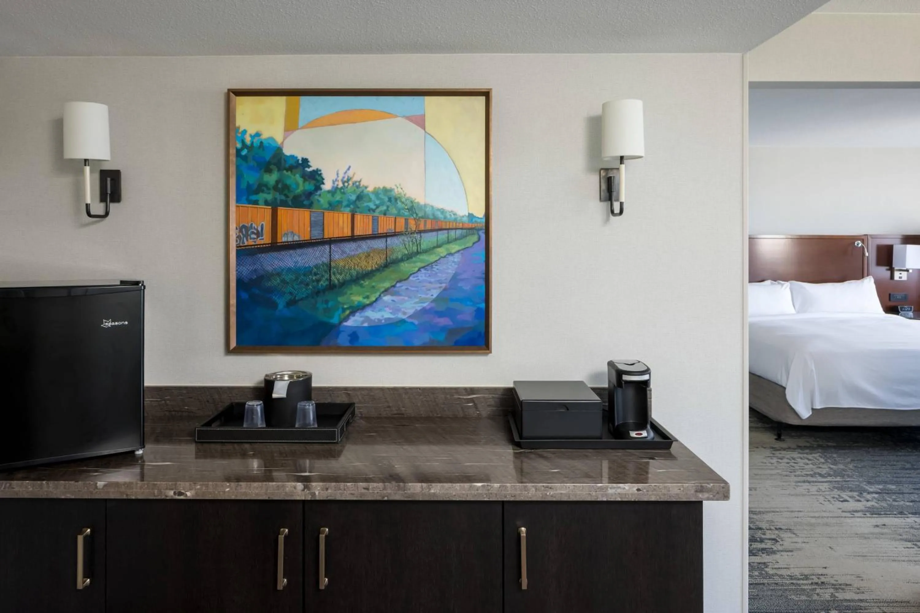 Photo of the whole room, Bed in Richmond Marriott