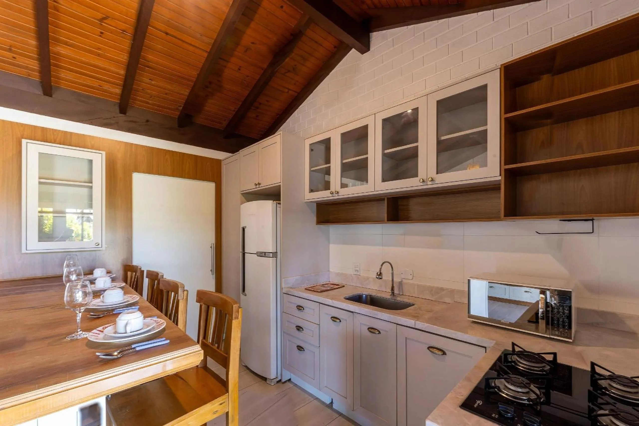 Kitchen or kitchenette in Pousada Hanalie by - Easy Hotéis