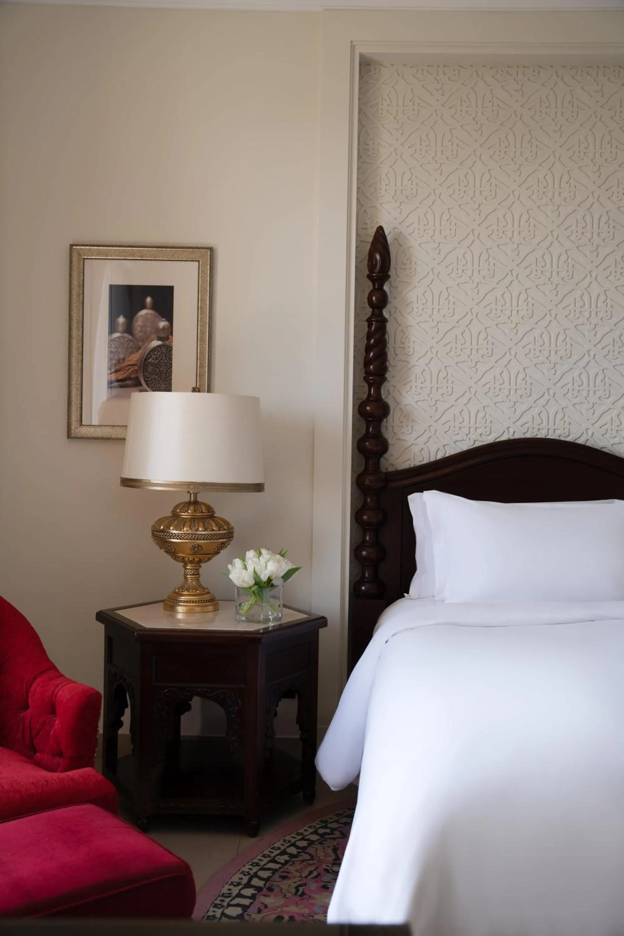 Bed in Sofitel Bahrain Zallaq Thalassa Sea & Spa