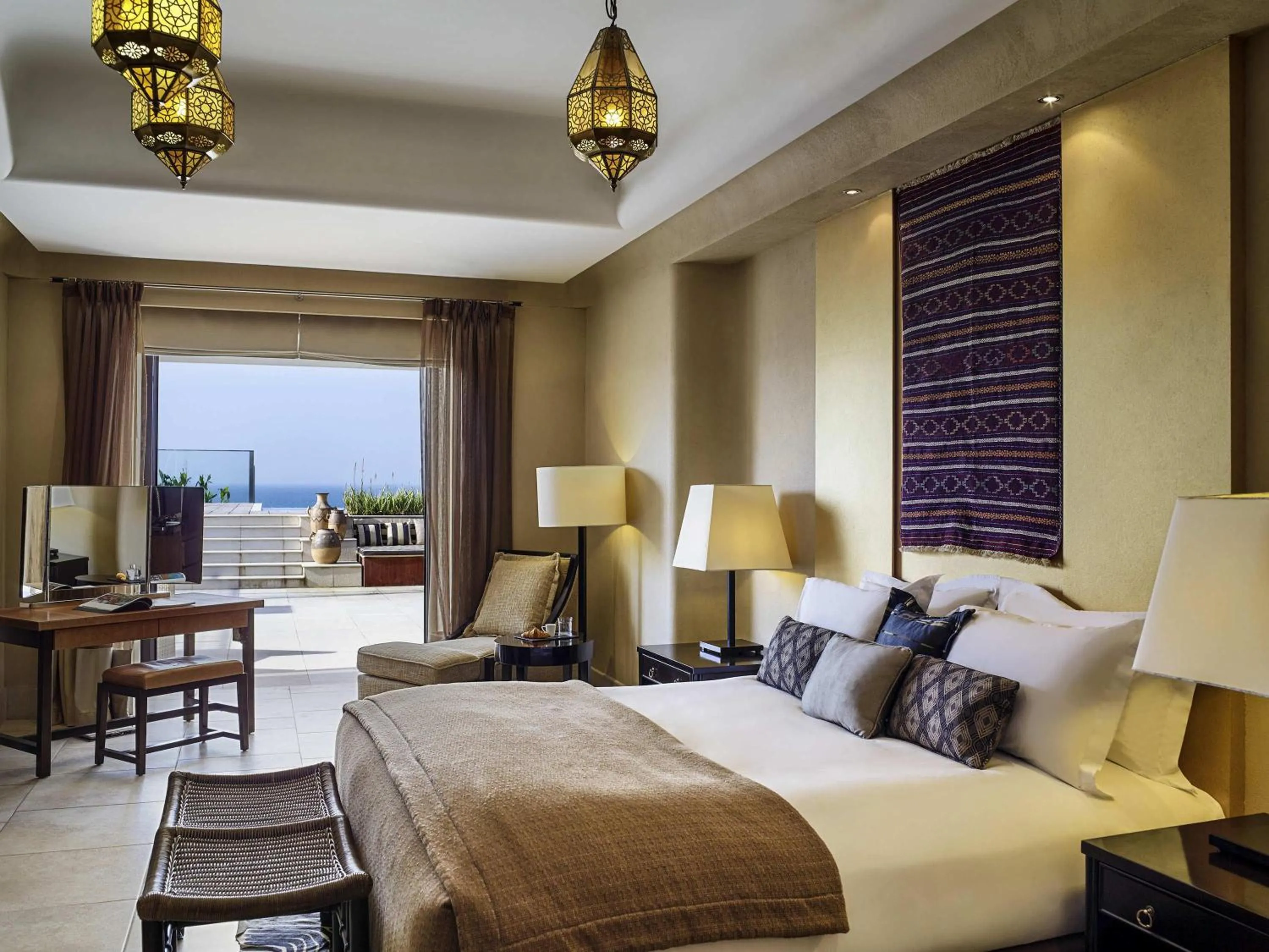 Photo of the whole room, Bed in Sofitel Bahrain Zallaq Thalassa Sea & Spa
