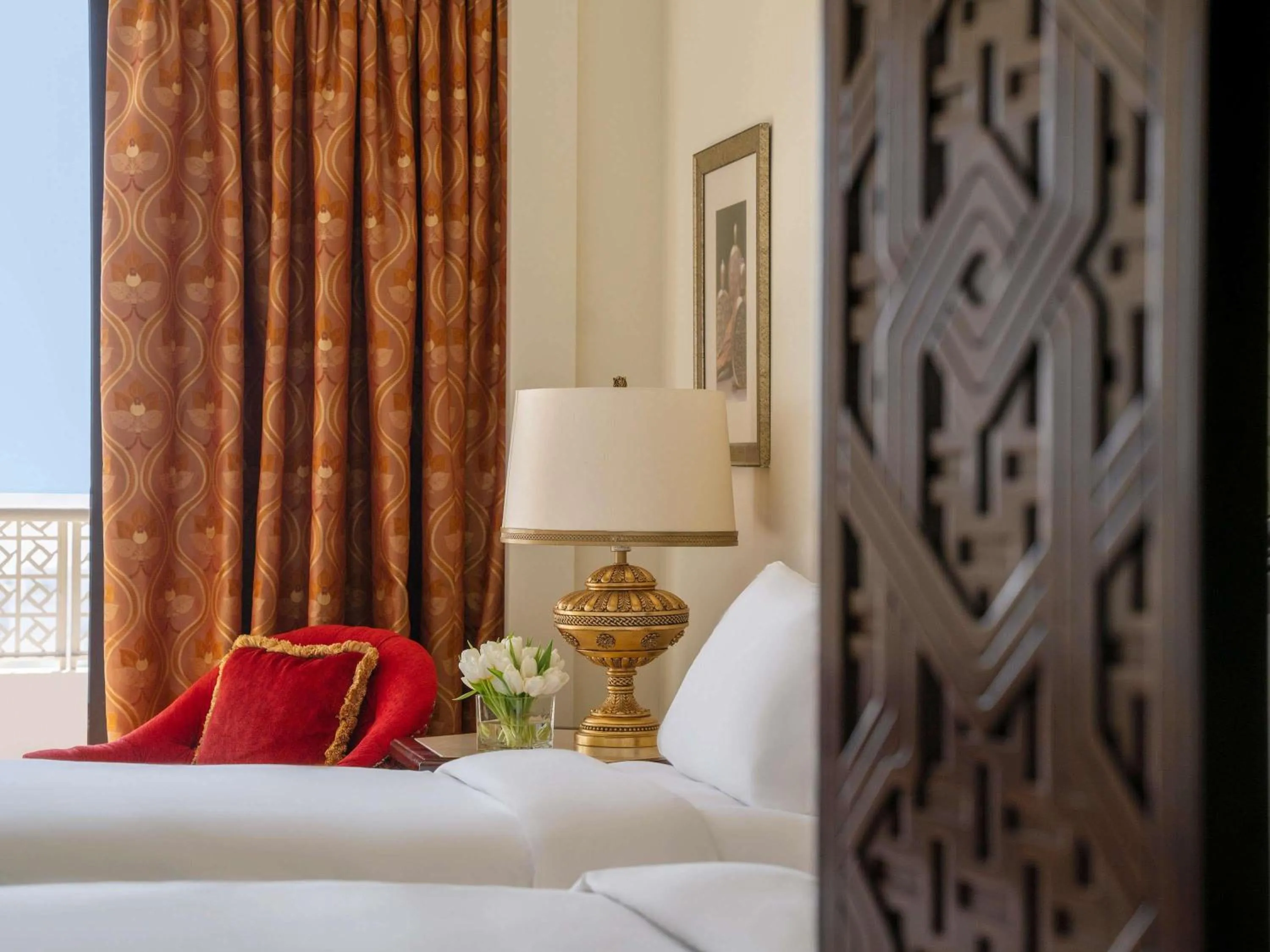 Bedroom, Bed in Sofitel Bahrain Zallaq Thalassa Sea & Spa