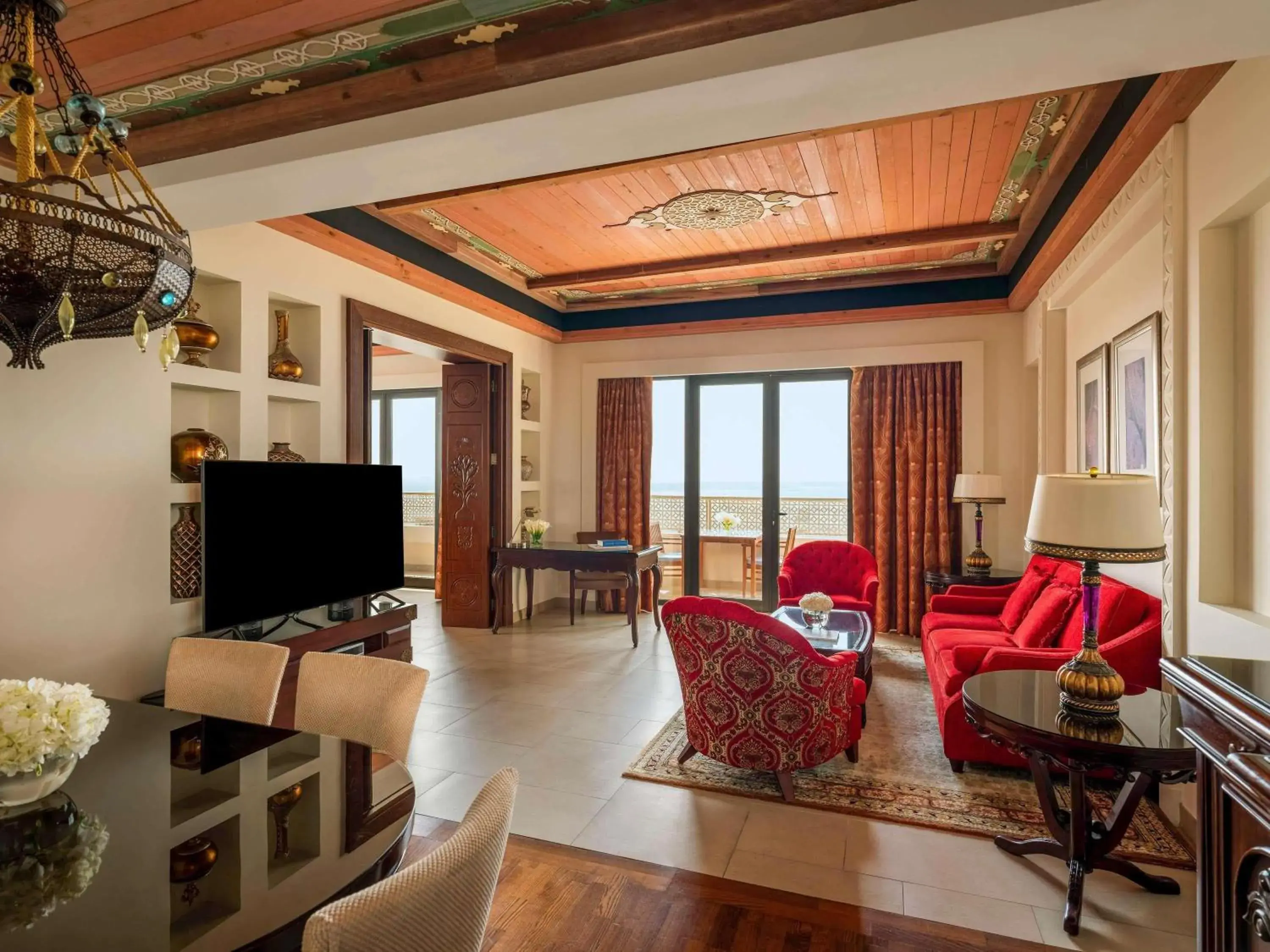 Prestige Suite with balcony and sea view in Sofitel Bahrain Zallaq Thalassa Sea & Spa Prestige Suite with balcony and sea view in Sofitel Bahrain Zallaq Thalassa Sea & Spa