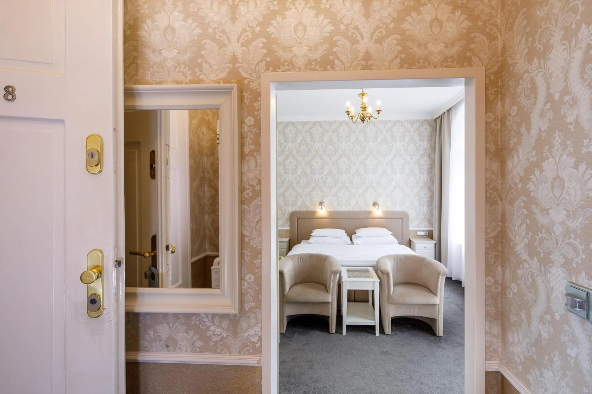 Photo of the whole room, Bed in Villa Basileia Riverside