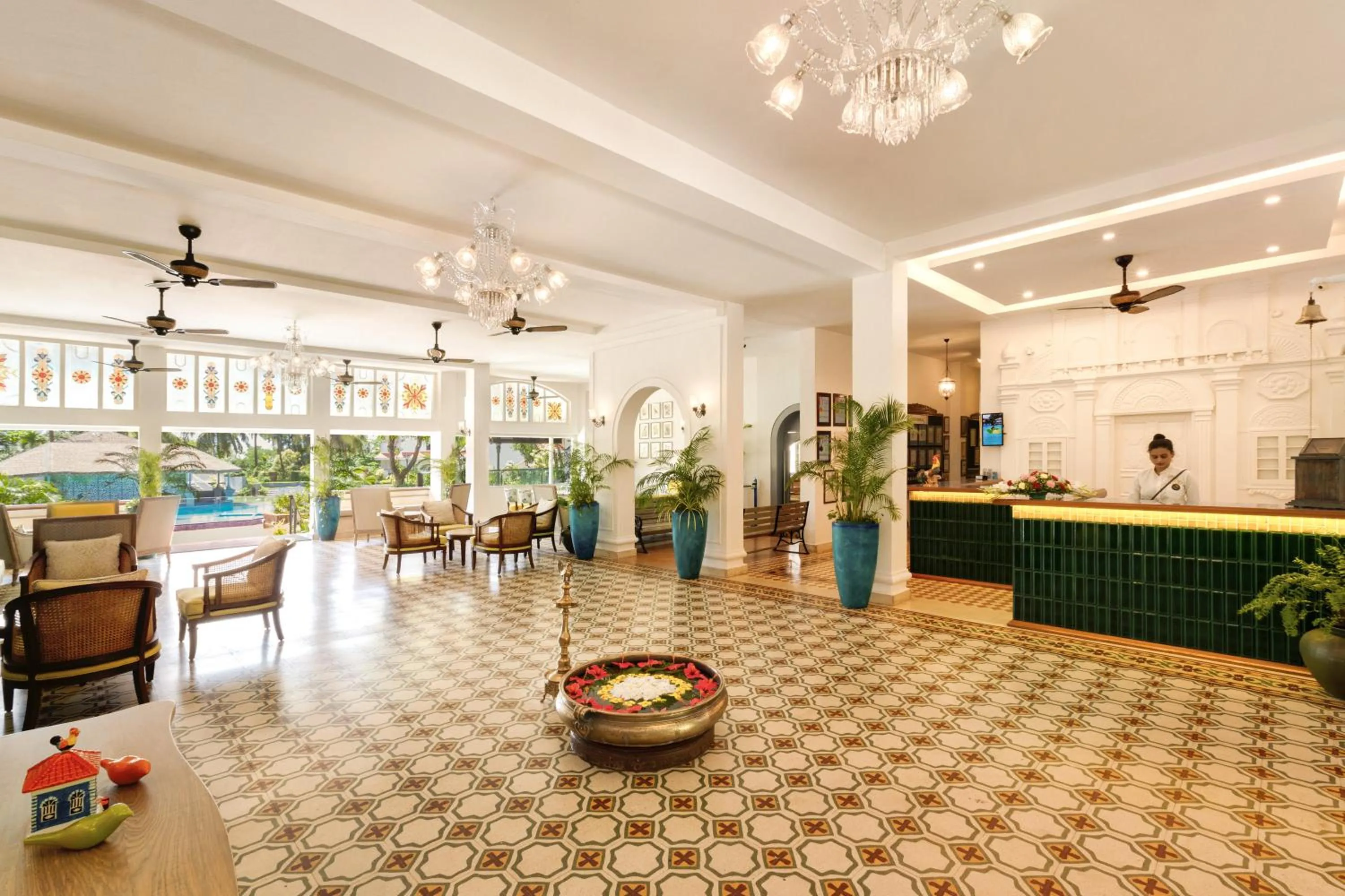 Lobby or reception in Heritage Village Resort & Spa Goa