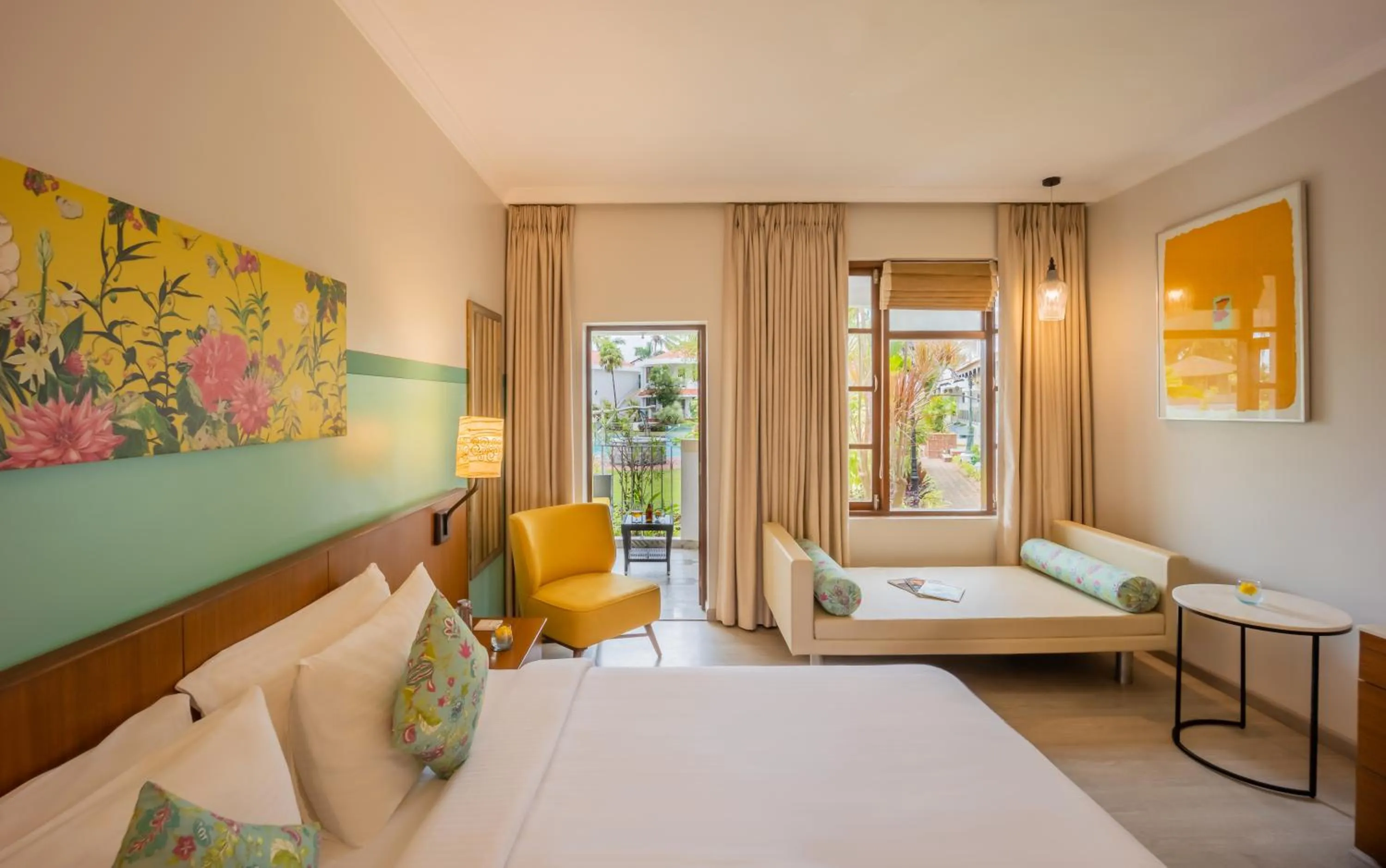 Photo of the whole room, Bed in Heritage Village Resort & Spa Goa