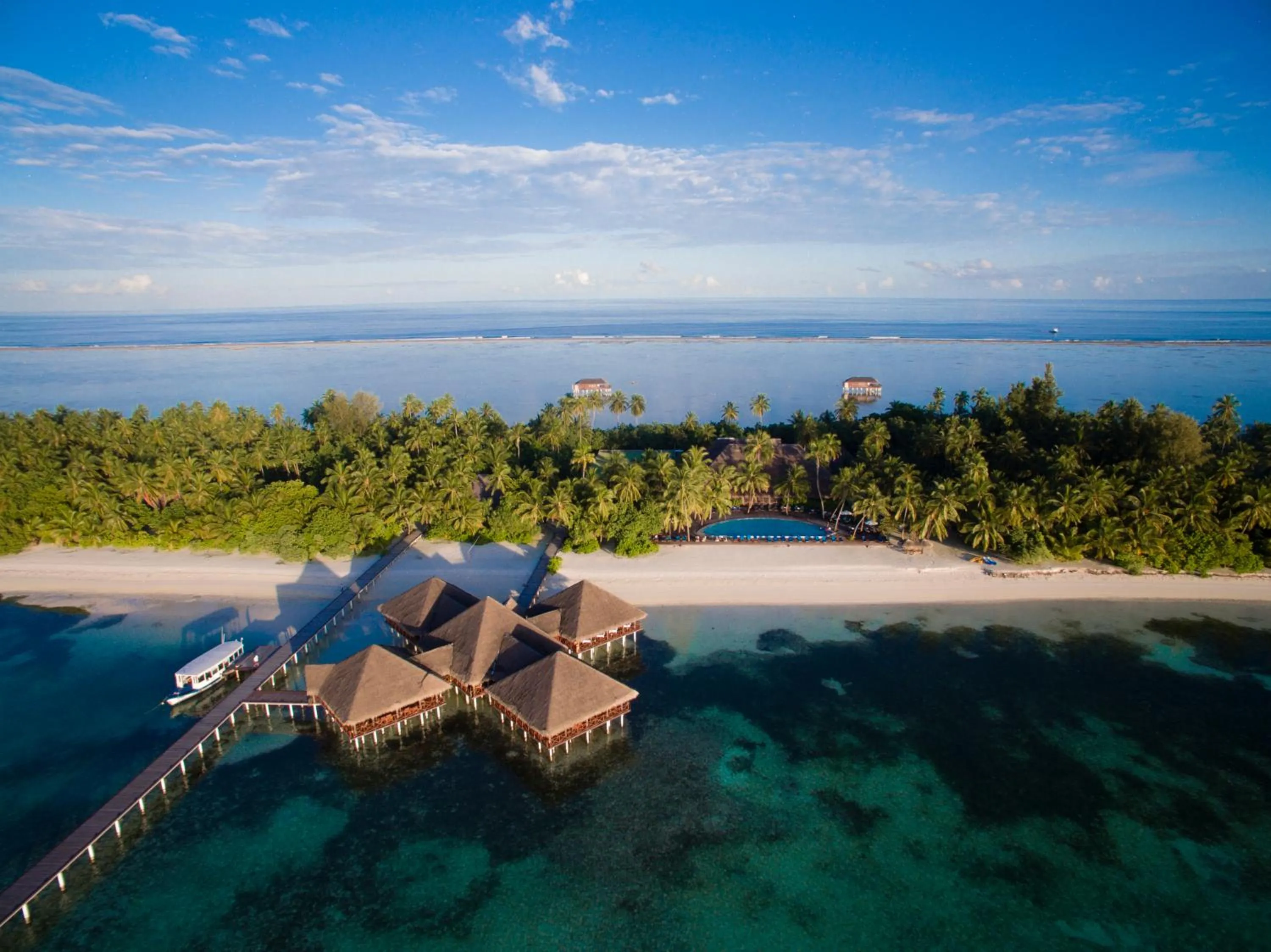 Property building in Medhufushi Island Resort