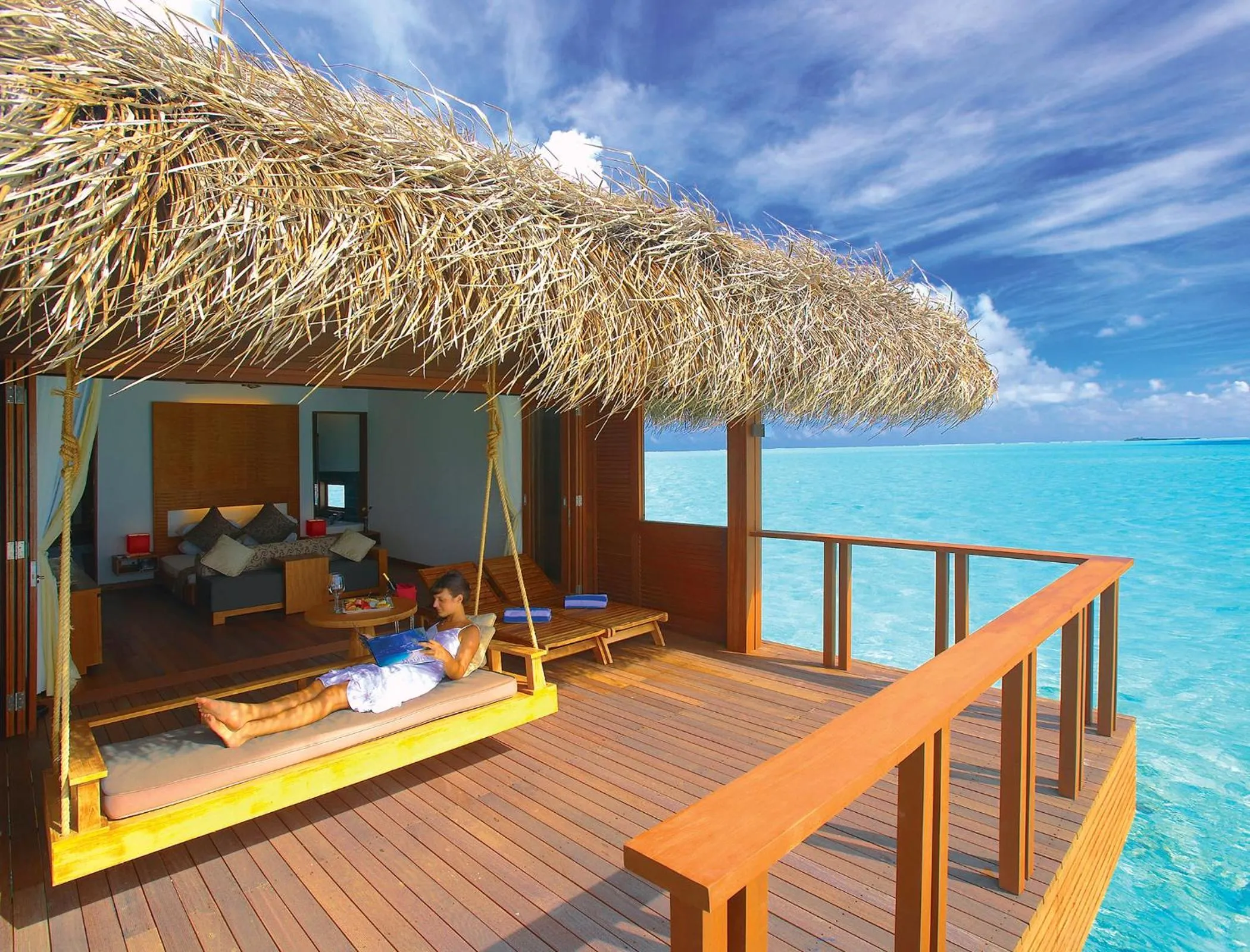 Balcony/Terrace in Medhufushi Island Resort