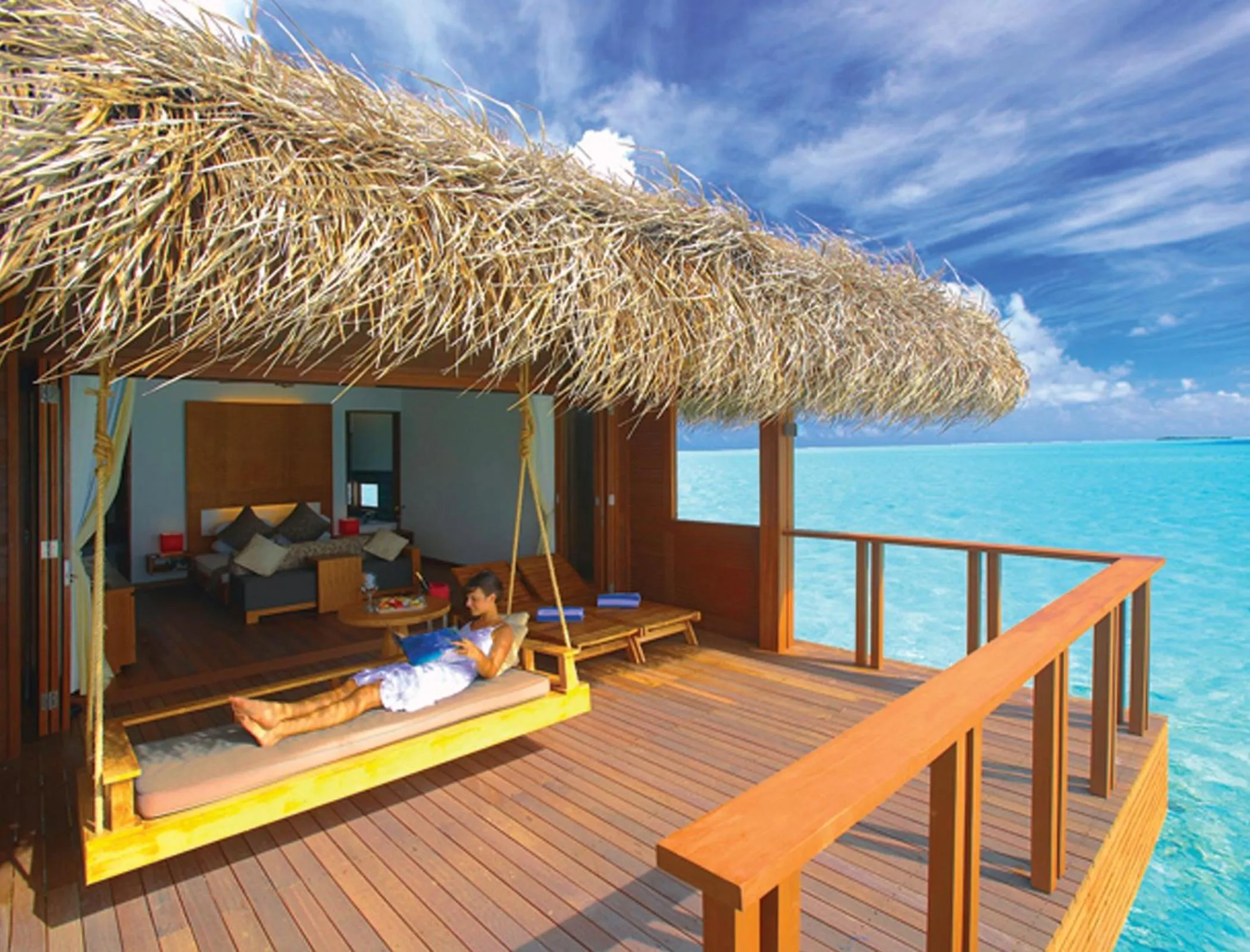 People in Medhufushi Island Resort