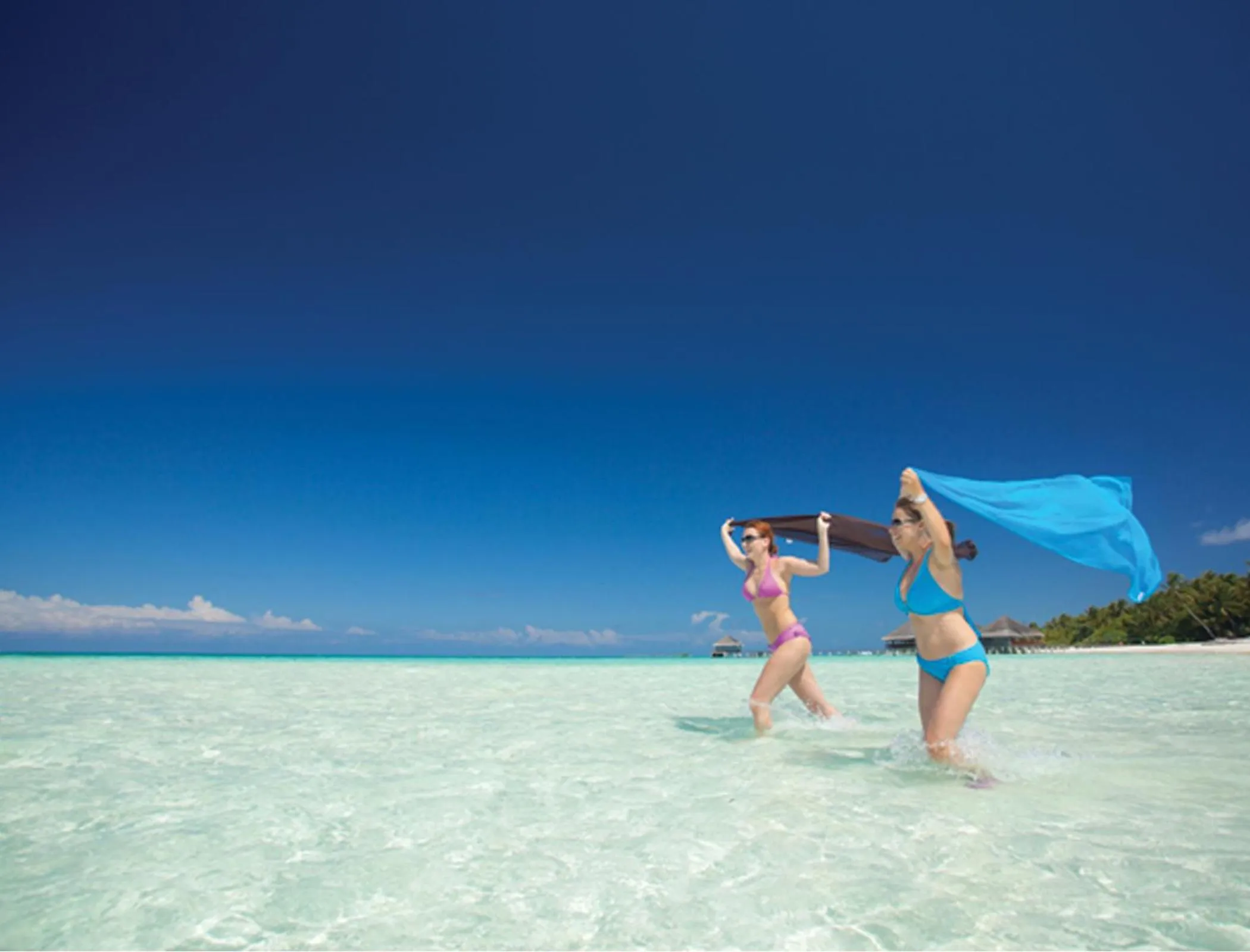 People in Medhufushi Island Resort