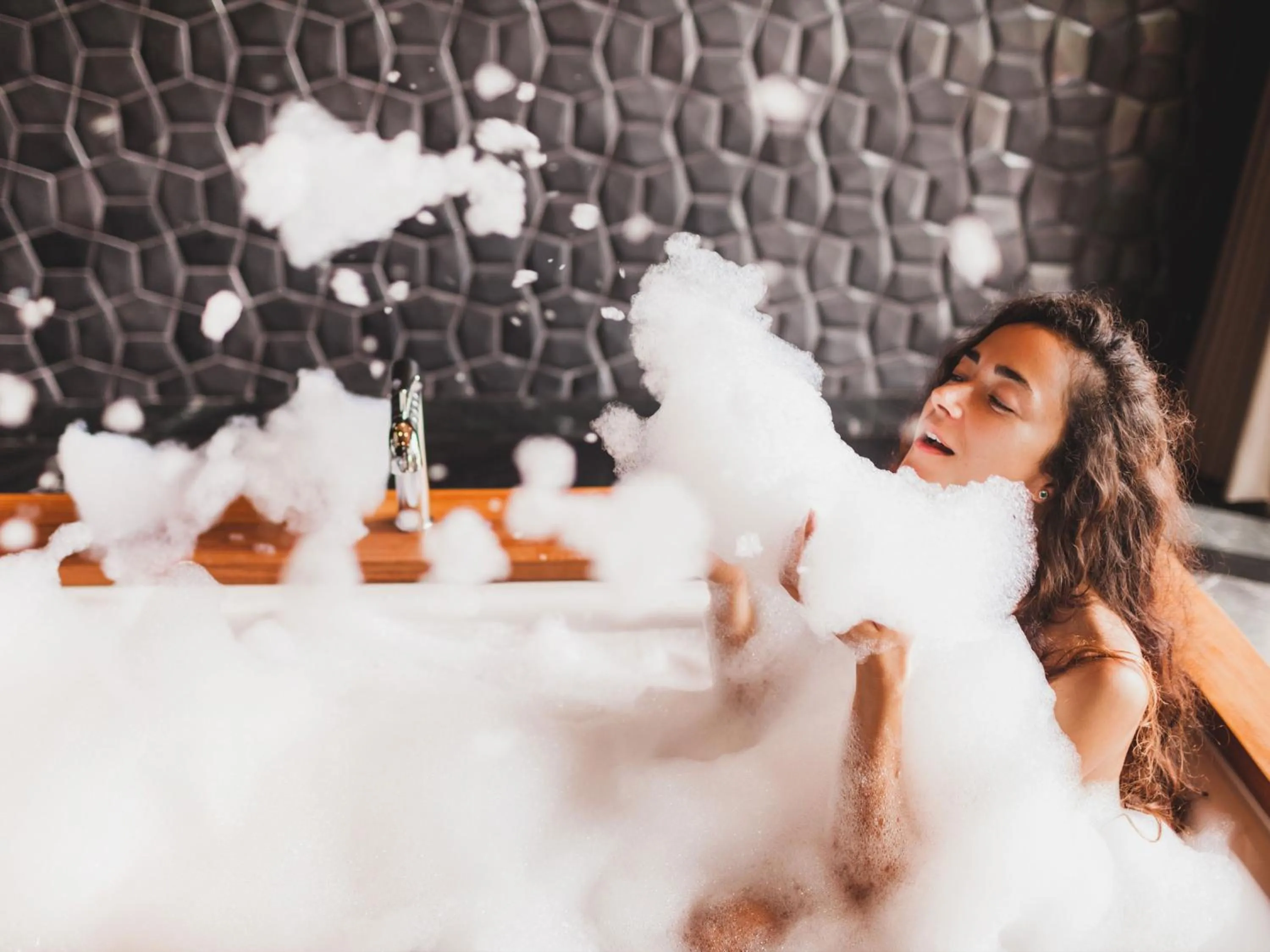 Bathroom in Chapung Sebali Resort