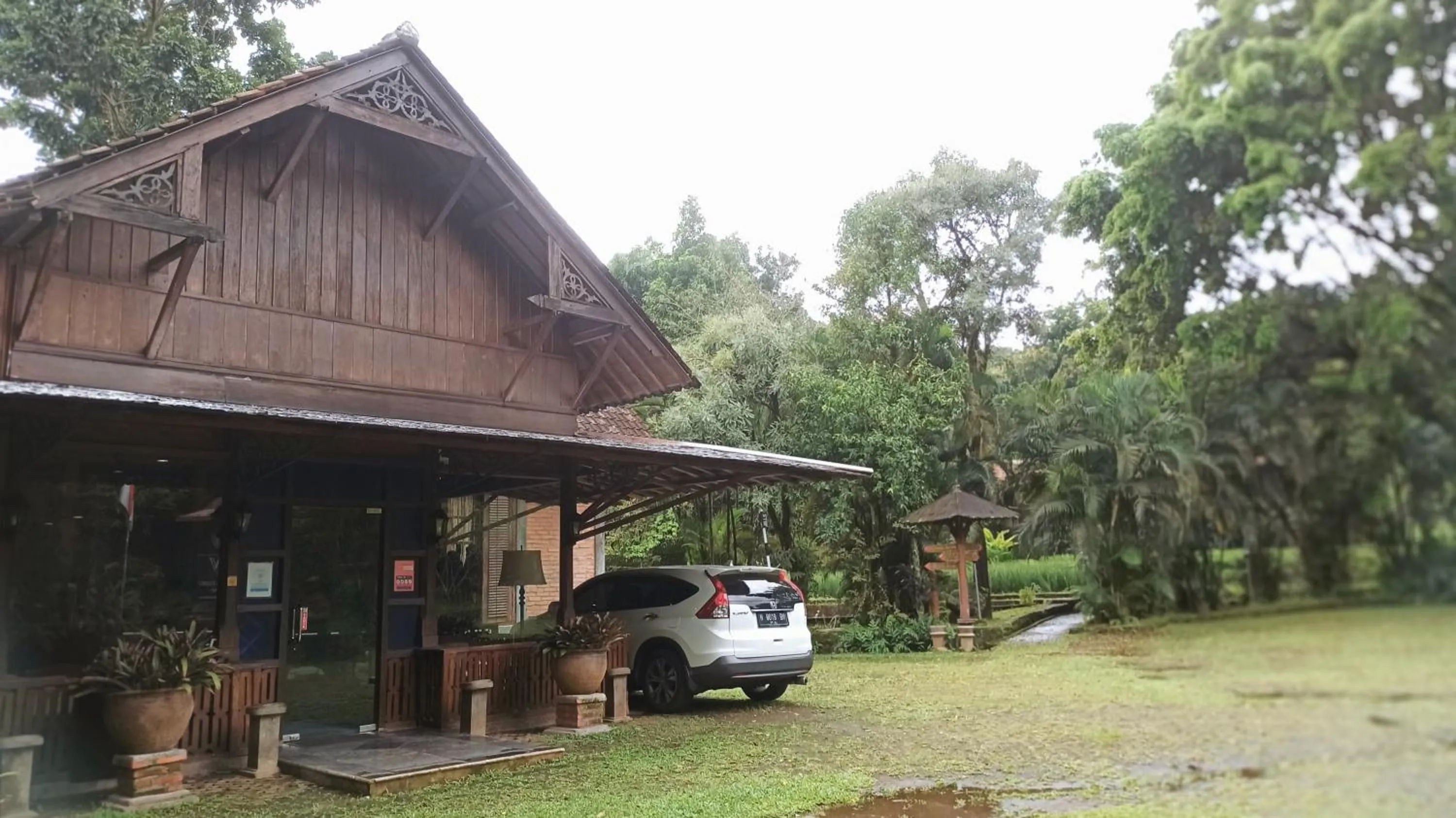 Lobby or reception in Hills Joglo Villa