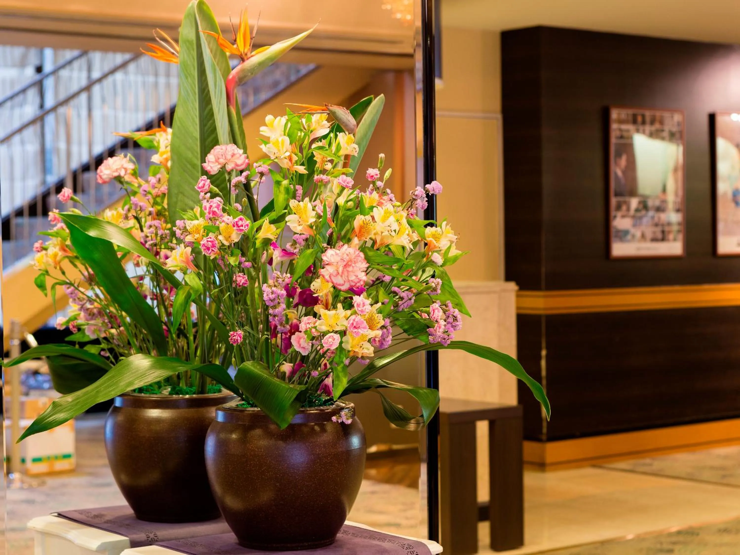 Lobby or reception in Ark Hotel Osaka Shinsaibashi -ROUTE INN HOTELS-