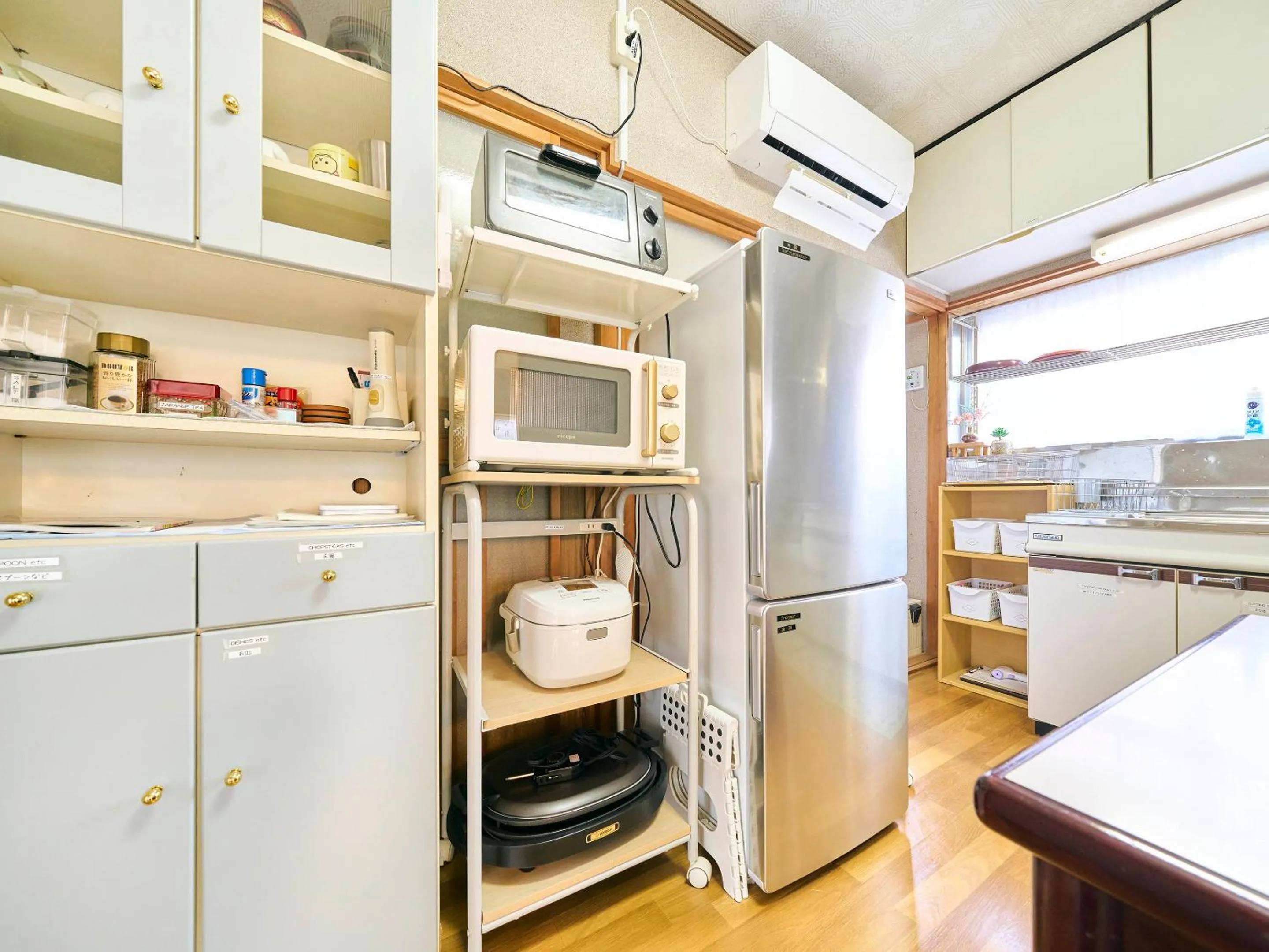 Kitchen or kitchenette in Kokoyui Guest House