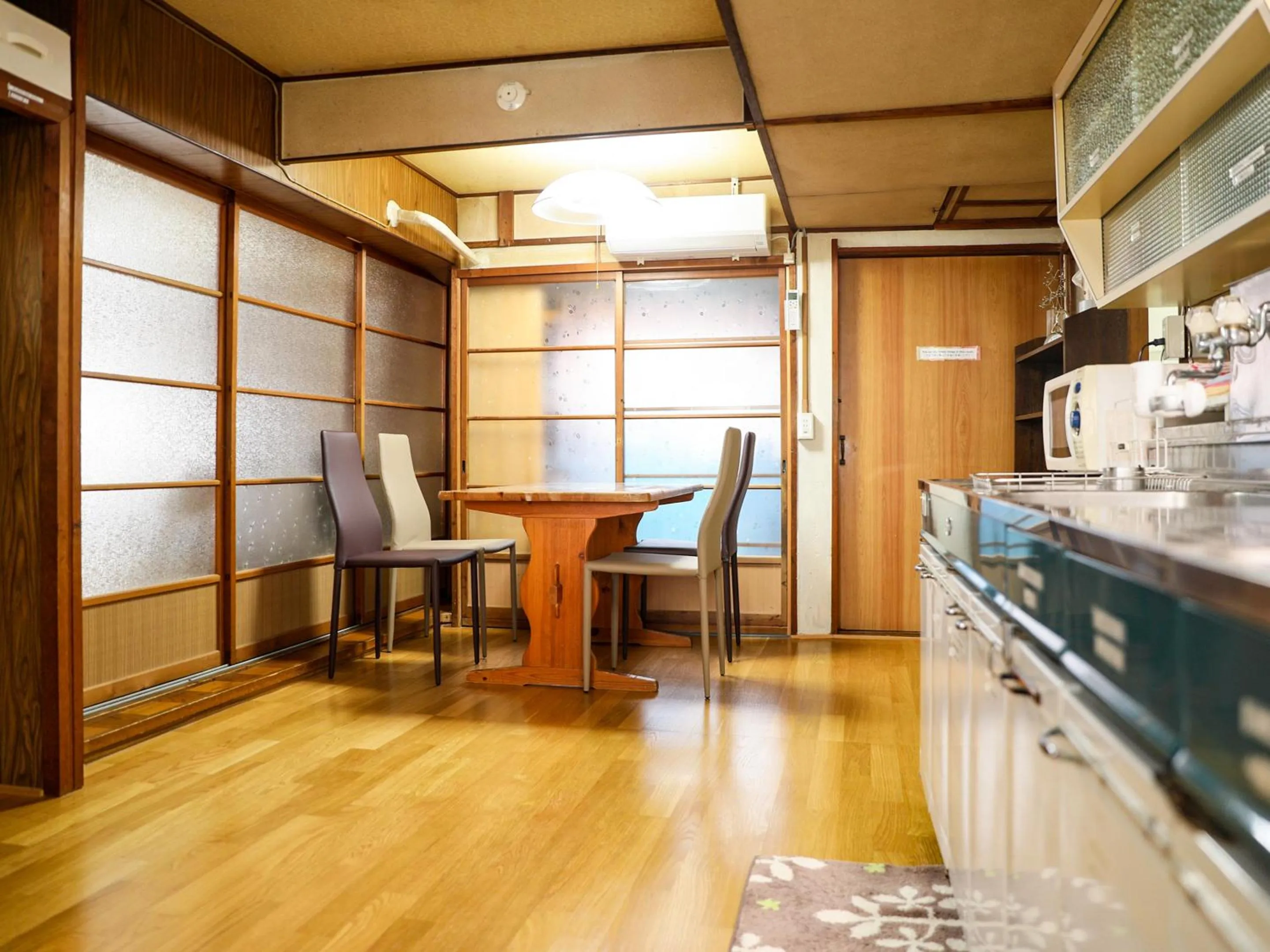 Kitchen or kitchenette in Kokoyui Guest House