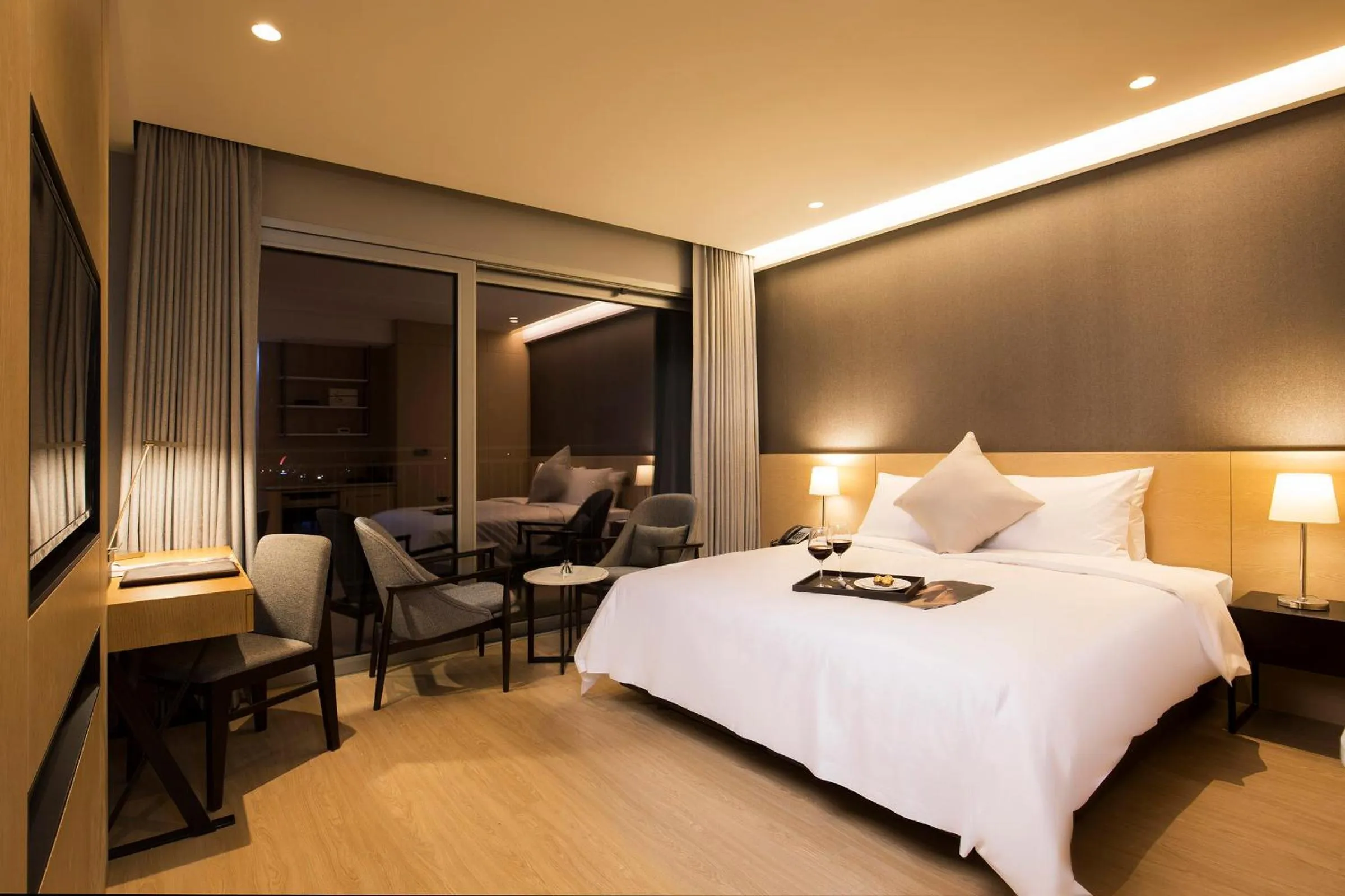 Decorative detail, Bed in St. John's Hotel