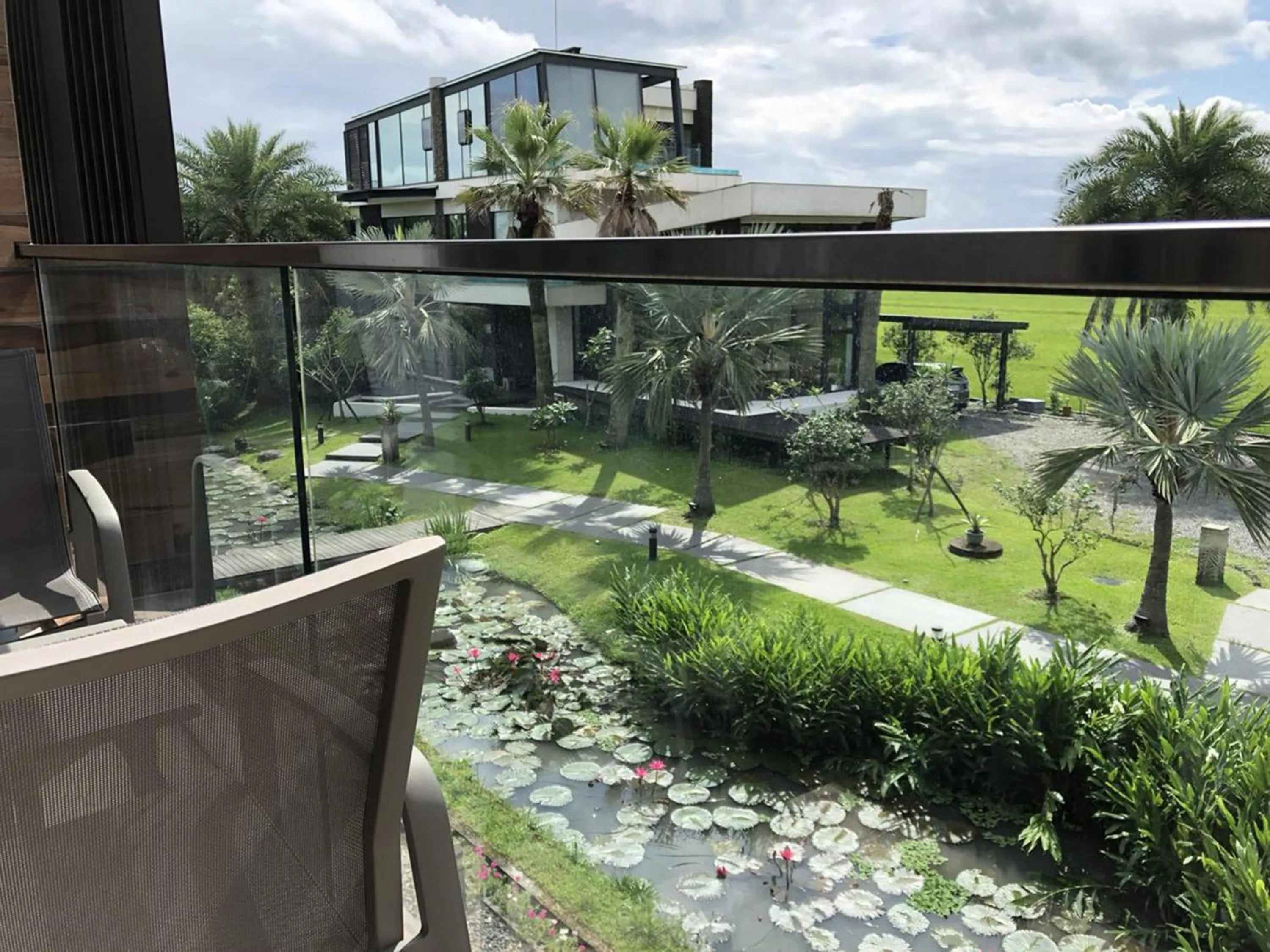 Garden view in Aqua Star Villa Homestay