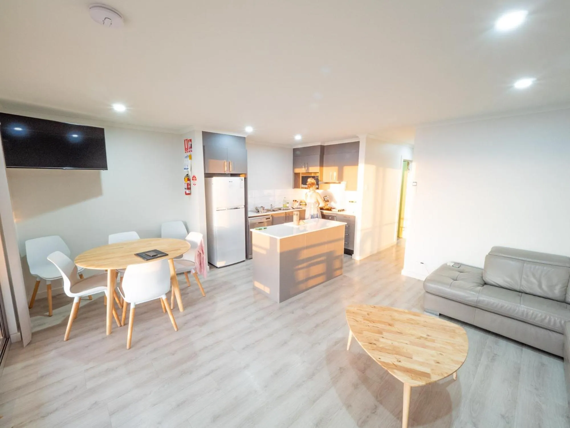 Living room in Wallaroo Holiday Park