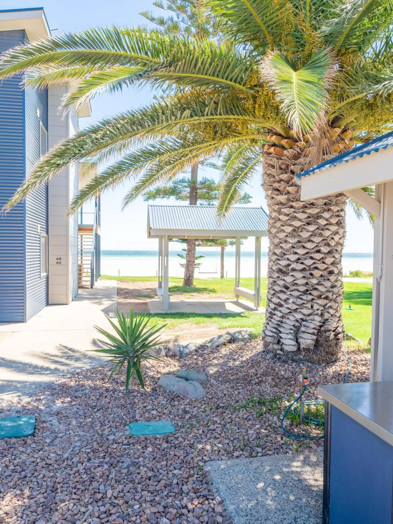 Beach in Wallaroo Holiday Park