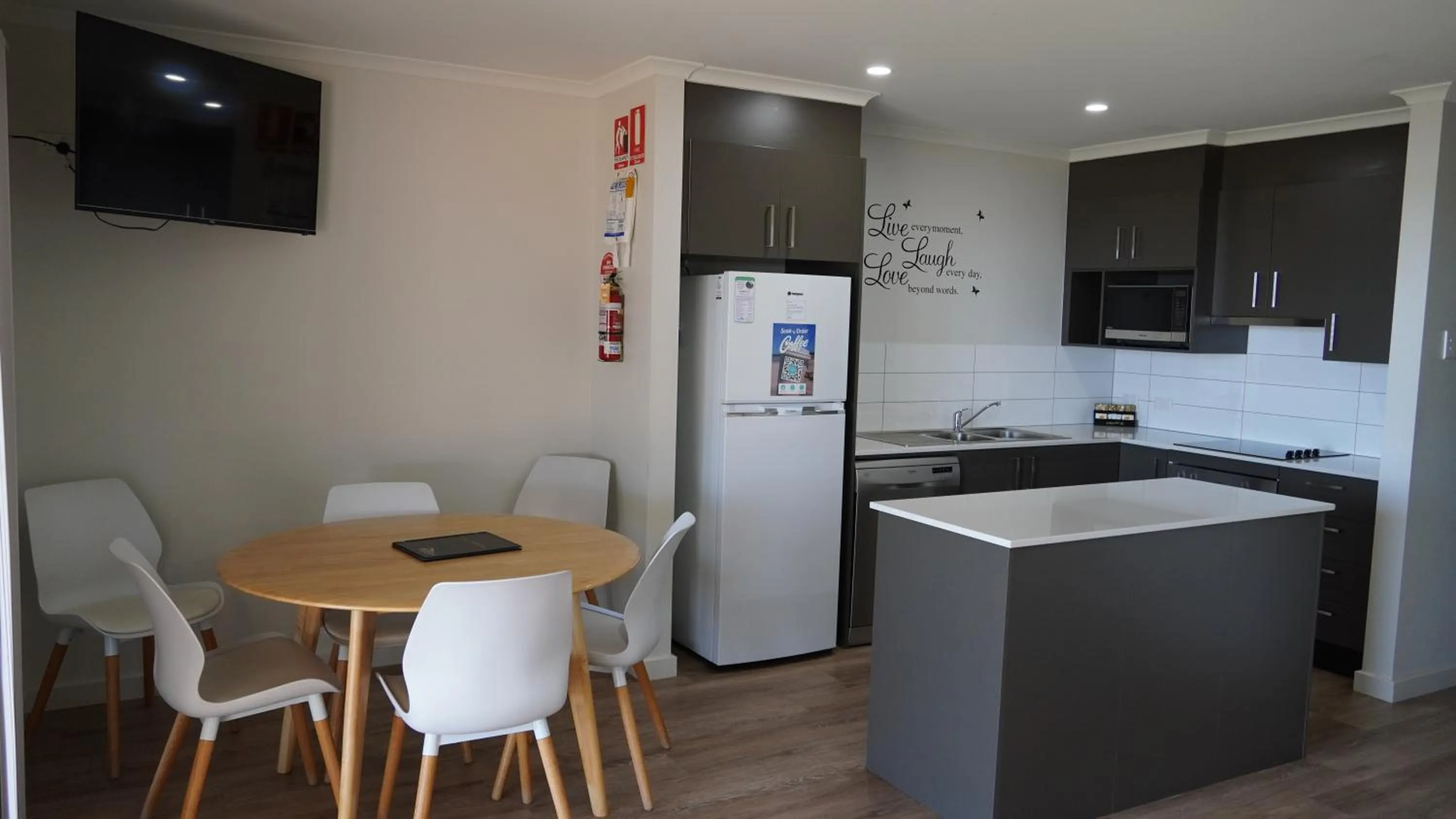 Living room in Wallaroo Holiday Park