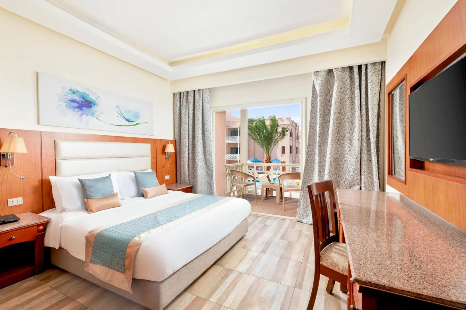 Bed in Pickalbatros Aqua Park Resort - Hurghada